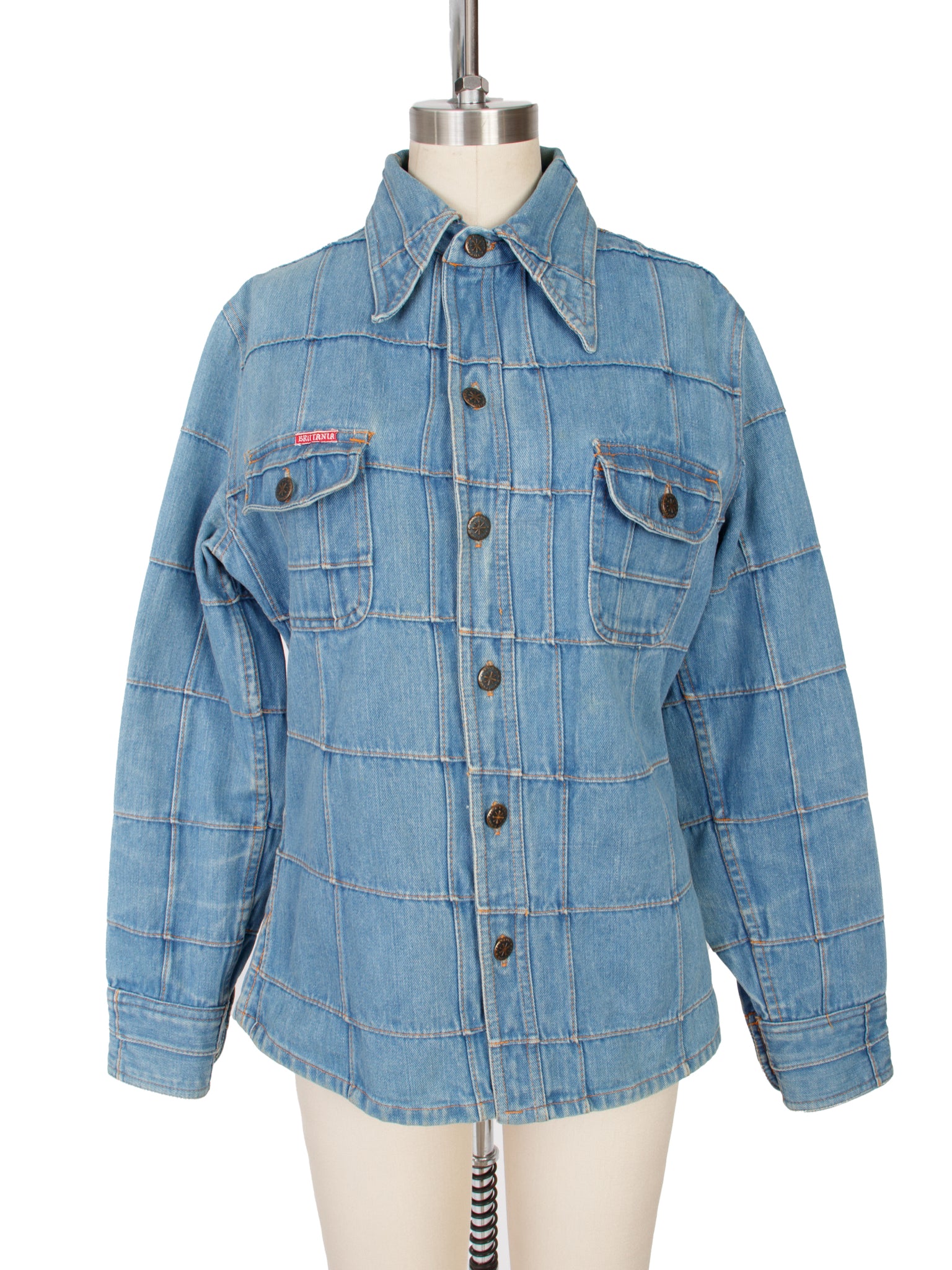 Brittania Denim Patchwork Shirt