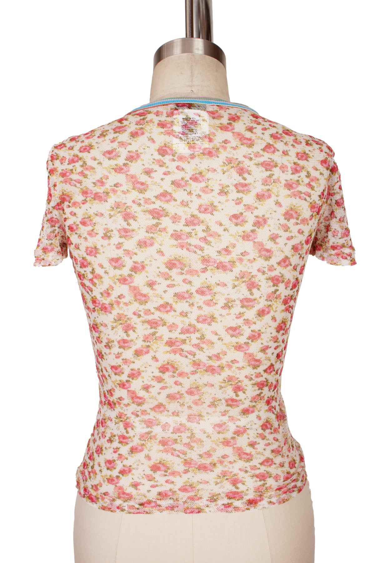 D&G Floral Mesh Top