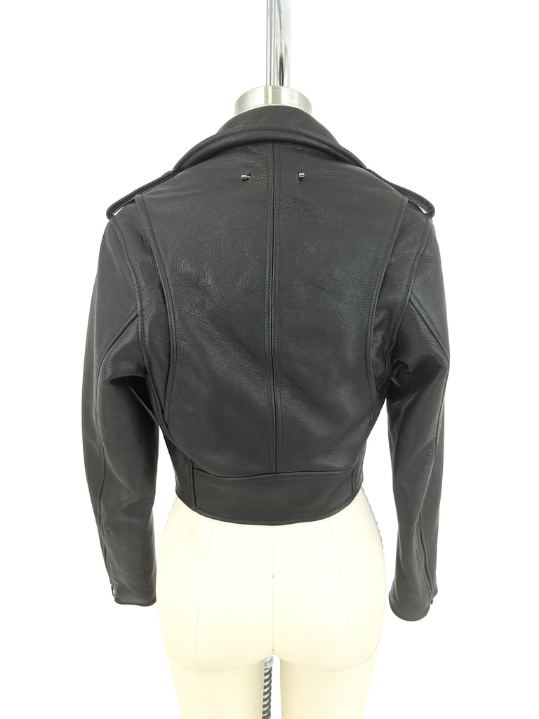 By The Namesake Maud Leather Moto Jacket*