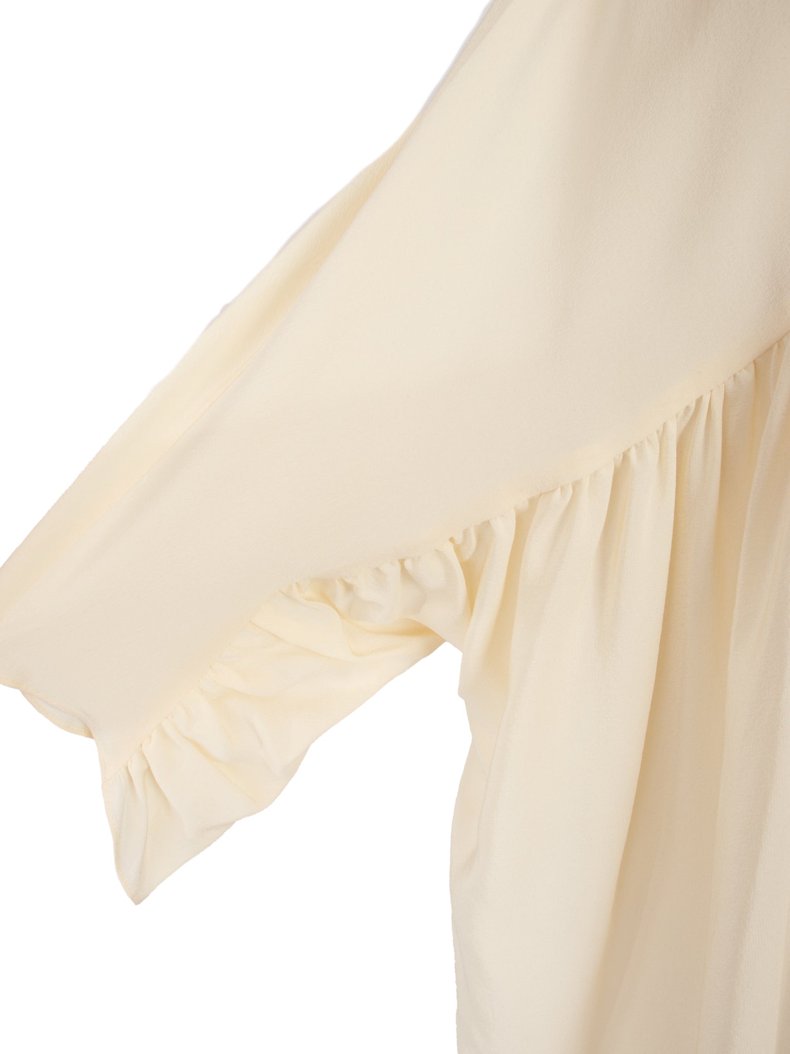 Kenzo Silk Babydoll Pleated Dress