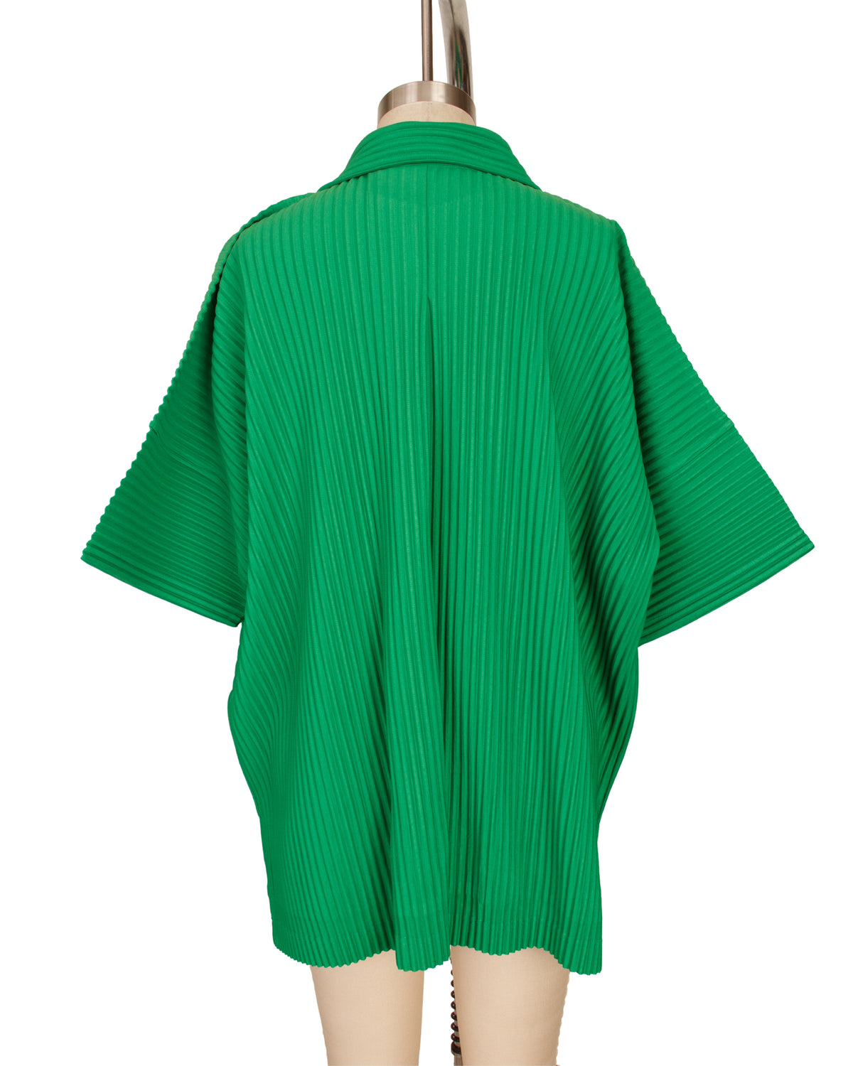 Homme Plisse Pleated Button Up Shirt