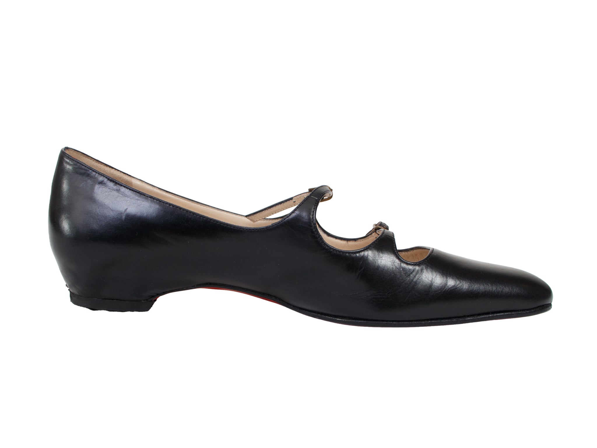 Christian Louboutin Double Buckle Strap Mary Janes