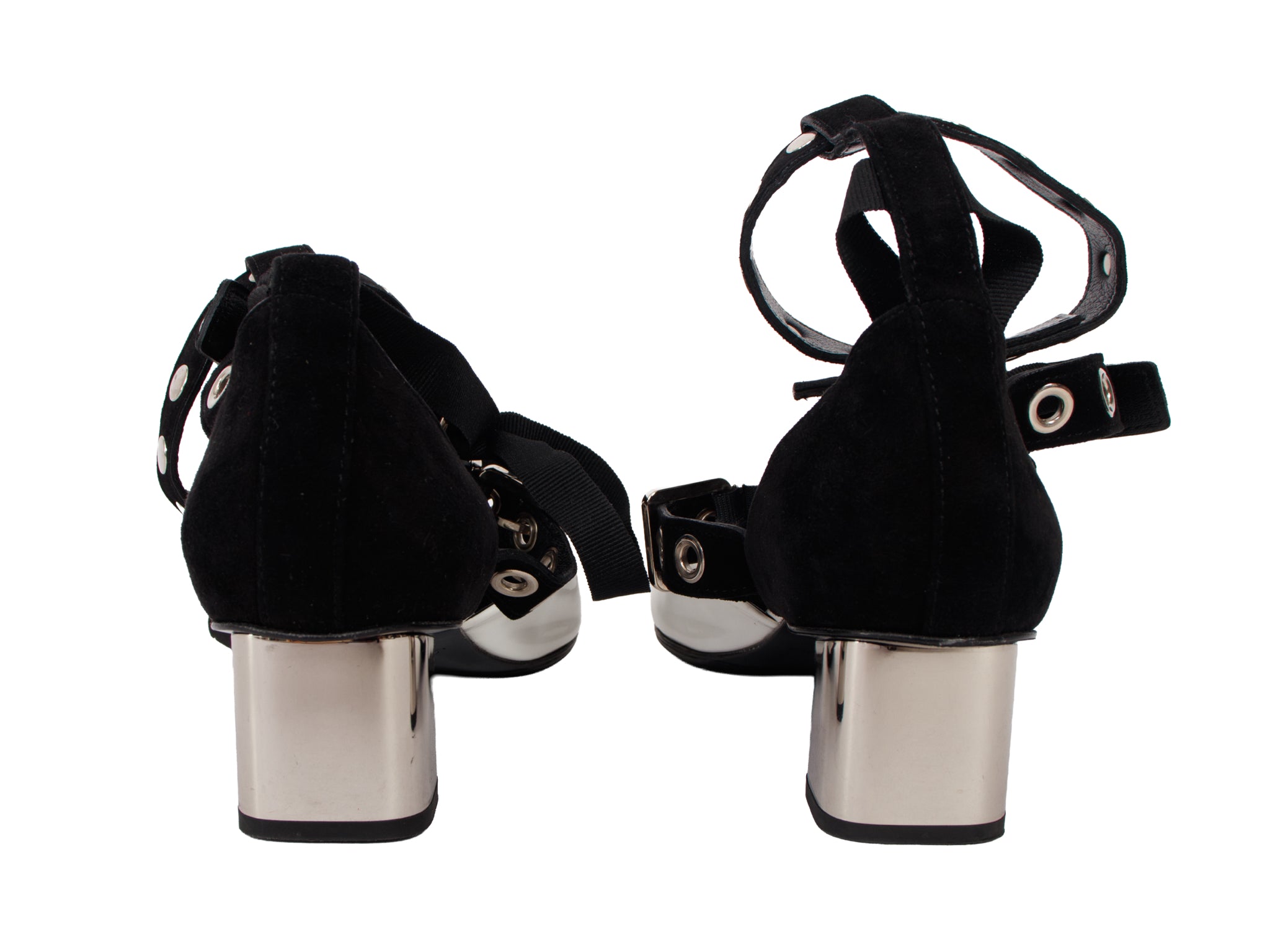 Robert Clergerie x Self Portrait Susa Grommet Kitten Heels