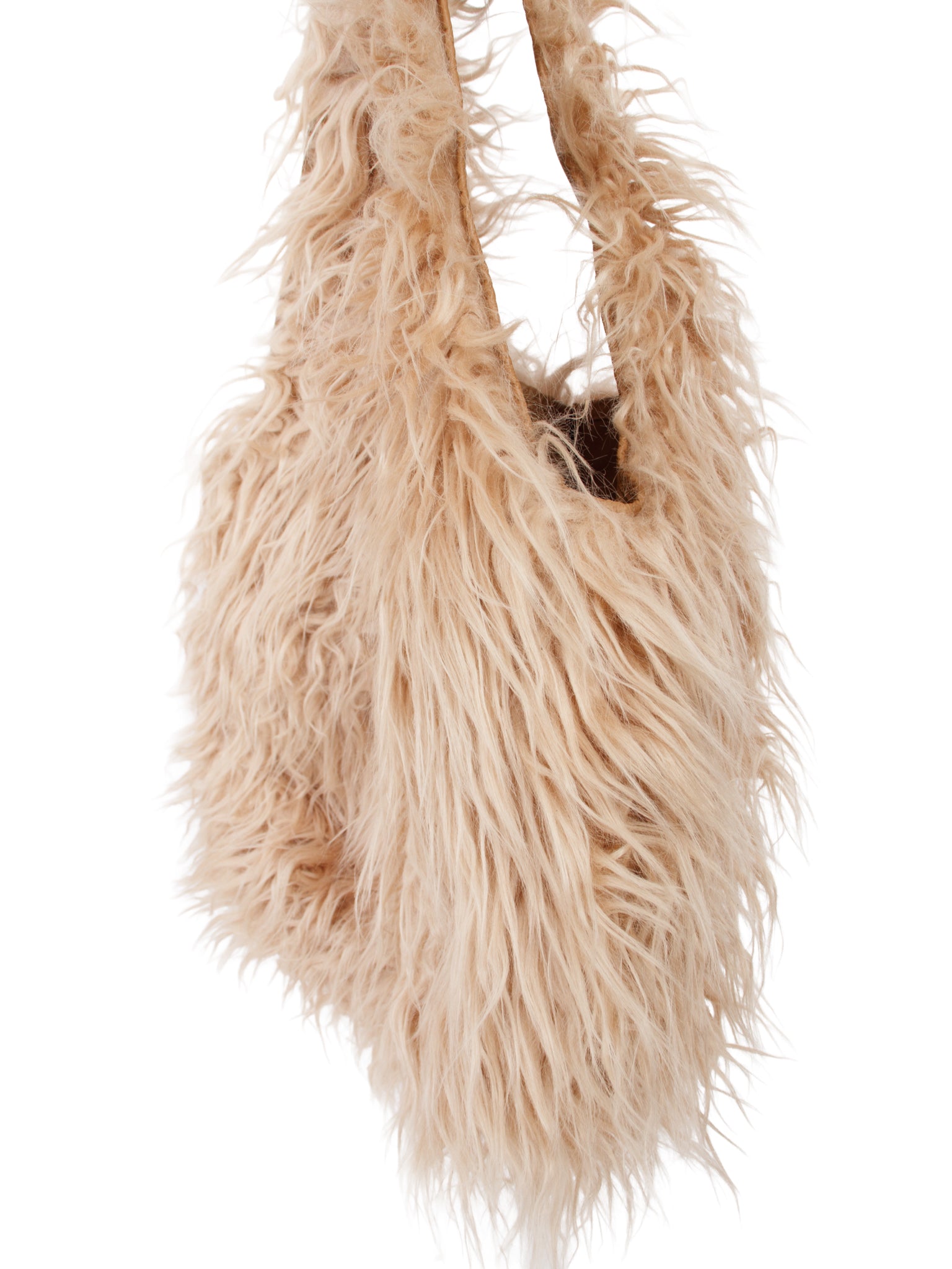 Dries Van Noten Faux Fur Tote Bag
