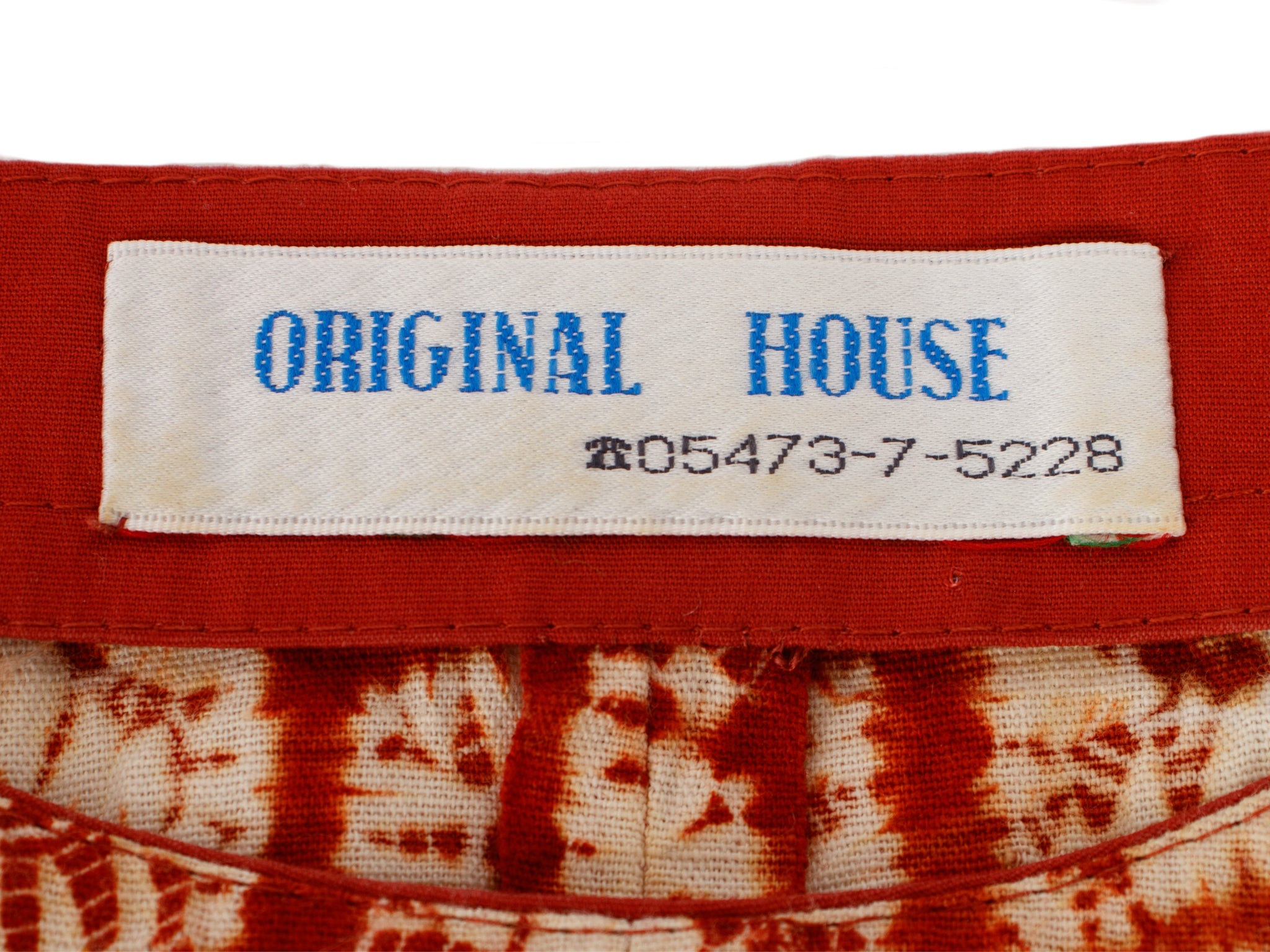 1970s Shibori Midi Dress