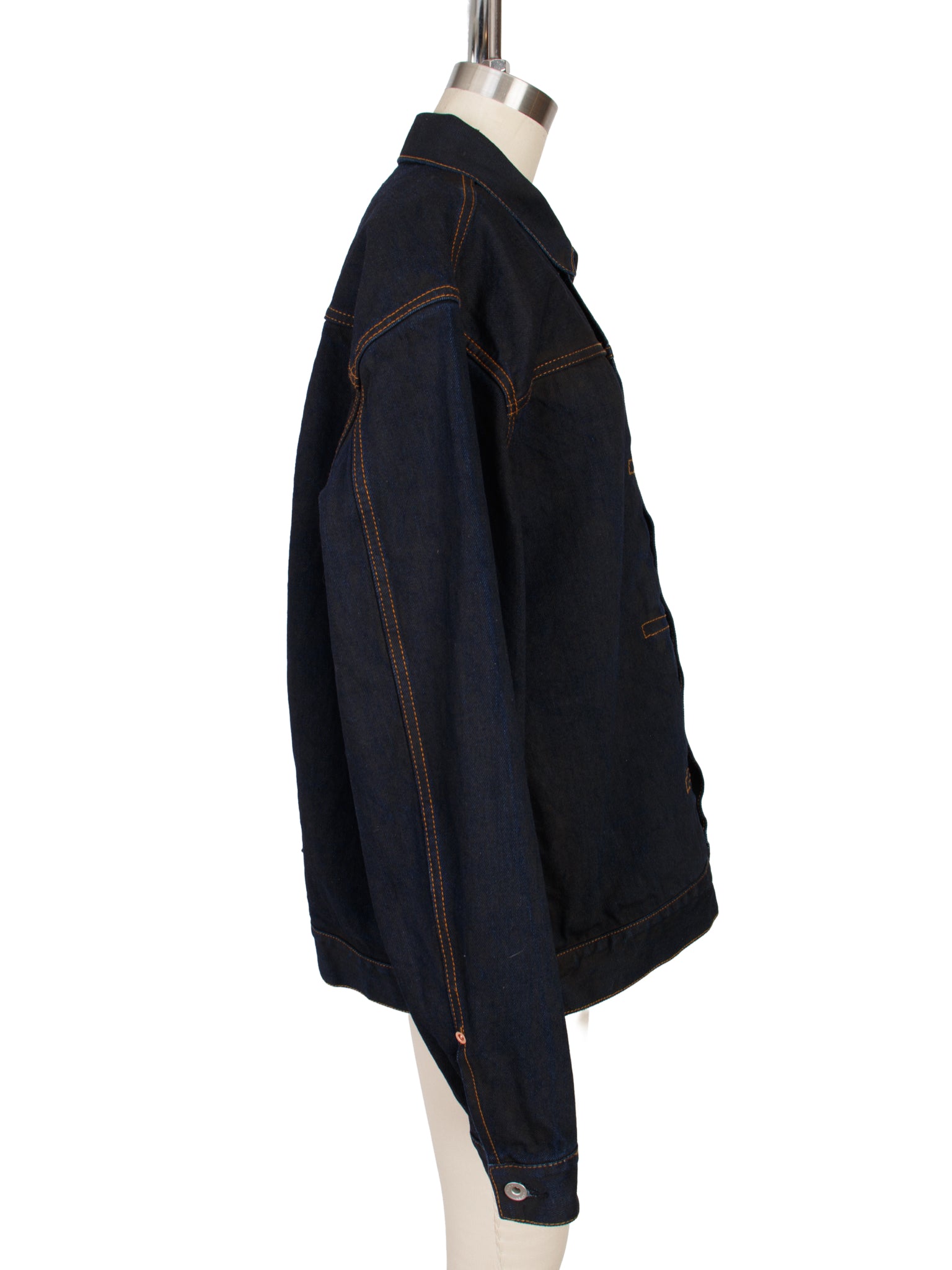 Sacai 3437 Dark Wash Denim Jacket