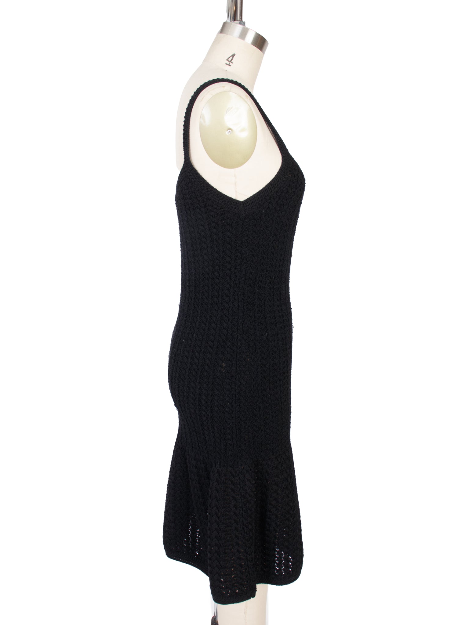 Gucci Cotton Knit GG Button Mini Dress*