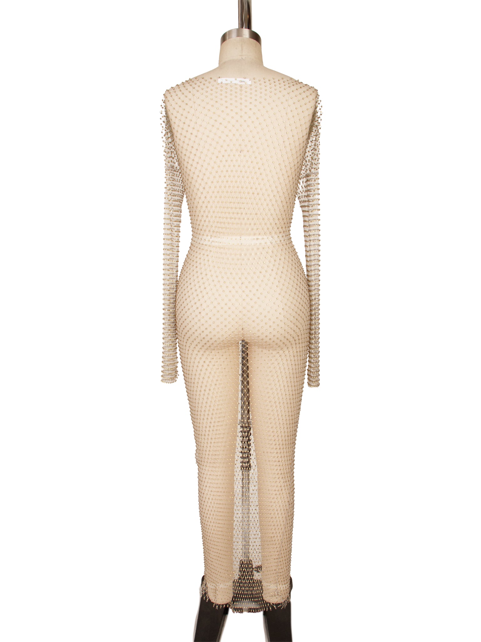Samsoe Samsoe Fishnet Rhinestone Dress