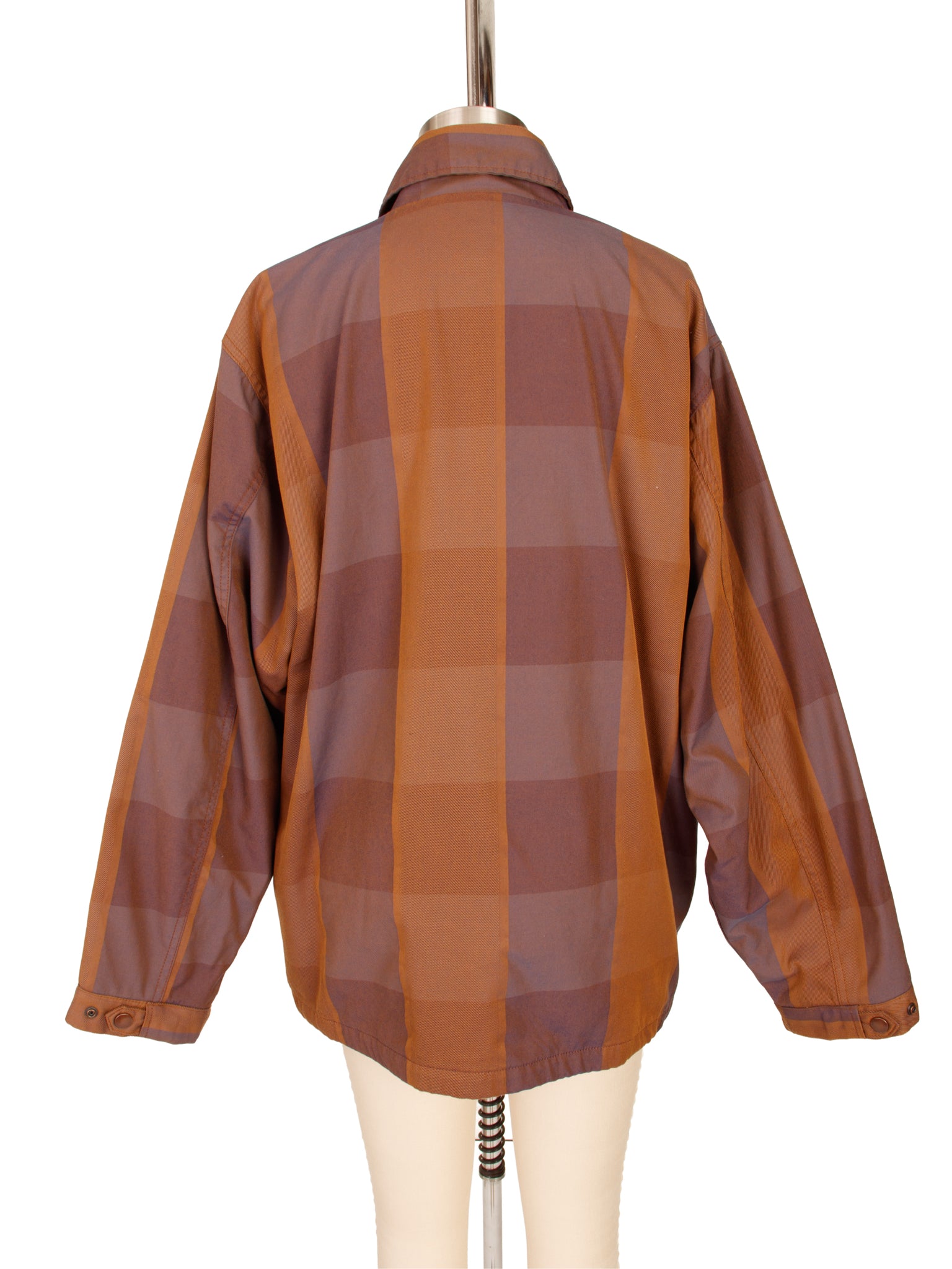 FW 2025 Seuvas Cotton Gabardine Check Jacket