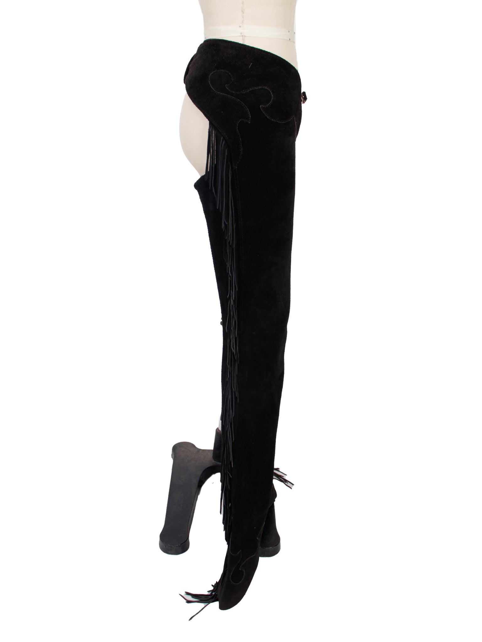 Western Suede Fringe Chaps