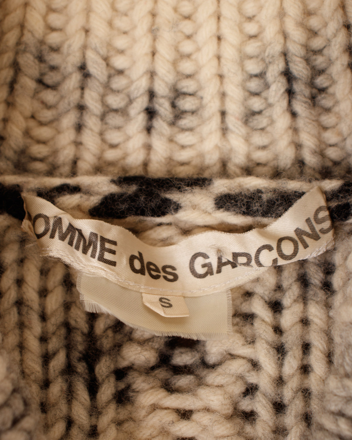 2001 F/W Comme Des Garcons Hand Knit Sweater