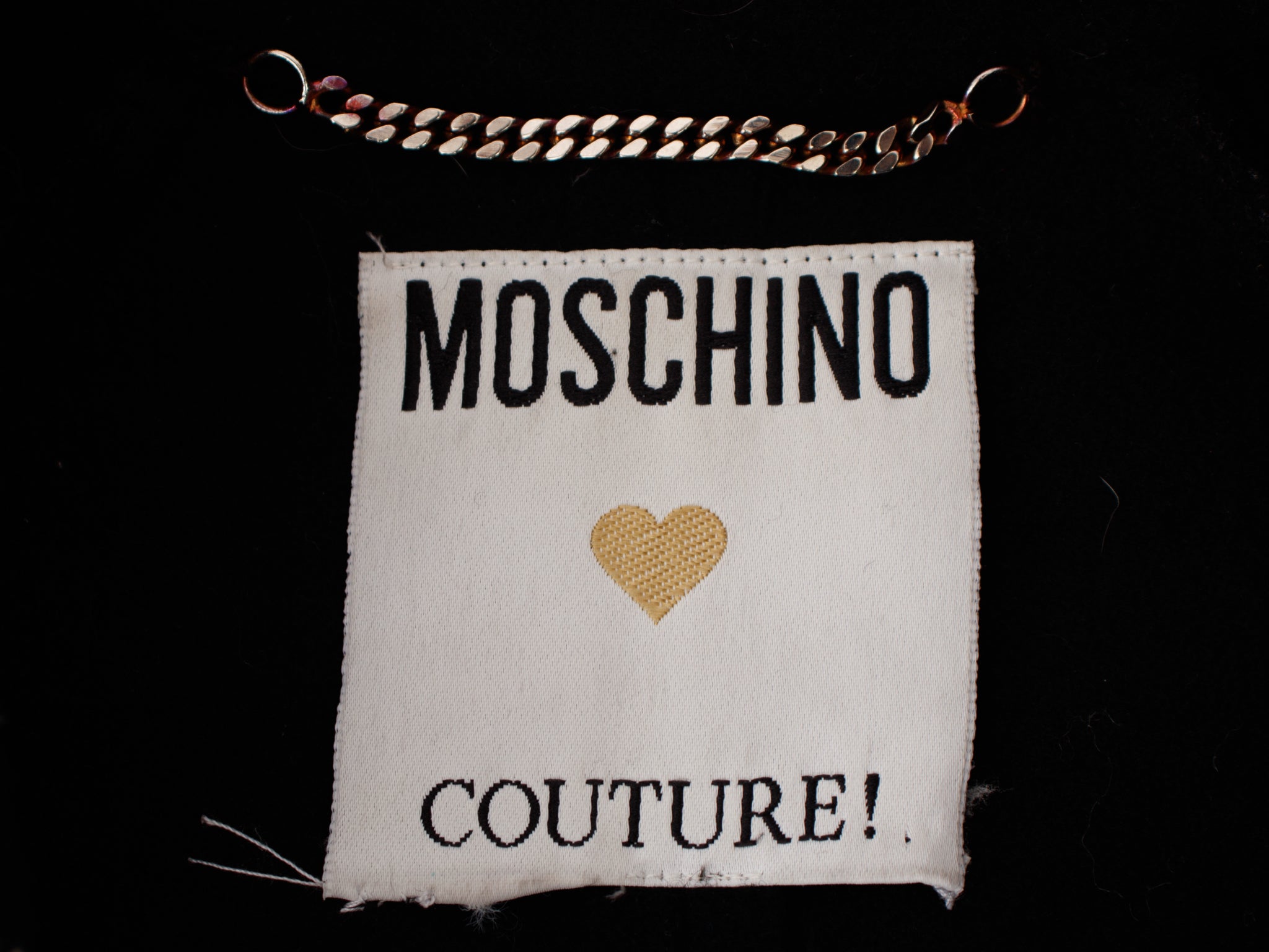 Moshino Couture Wool Felt Laser Cut Coat*