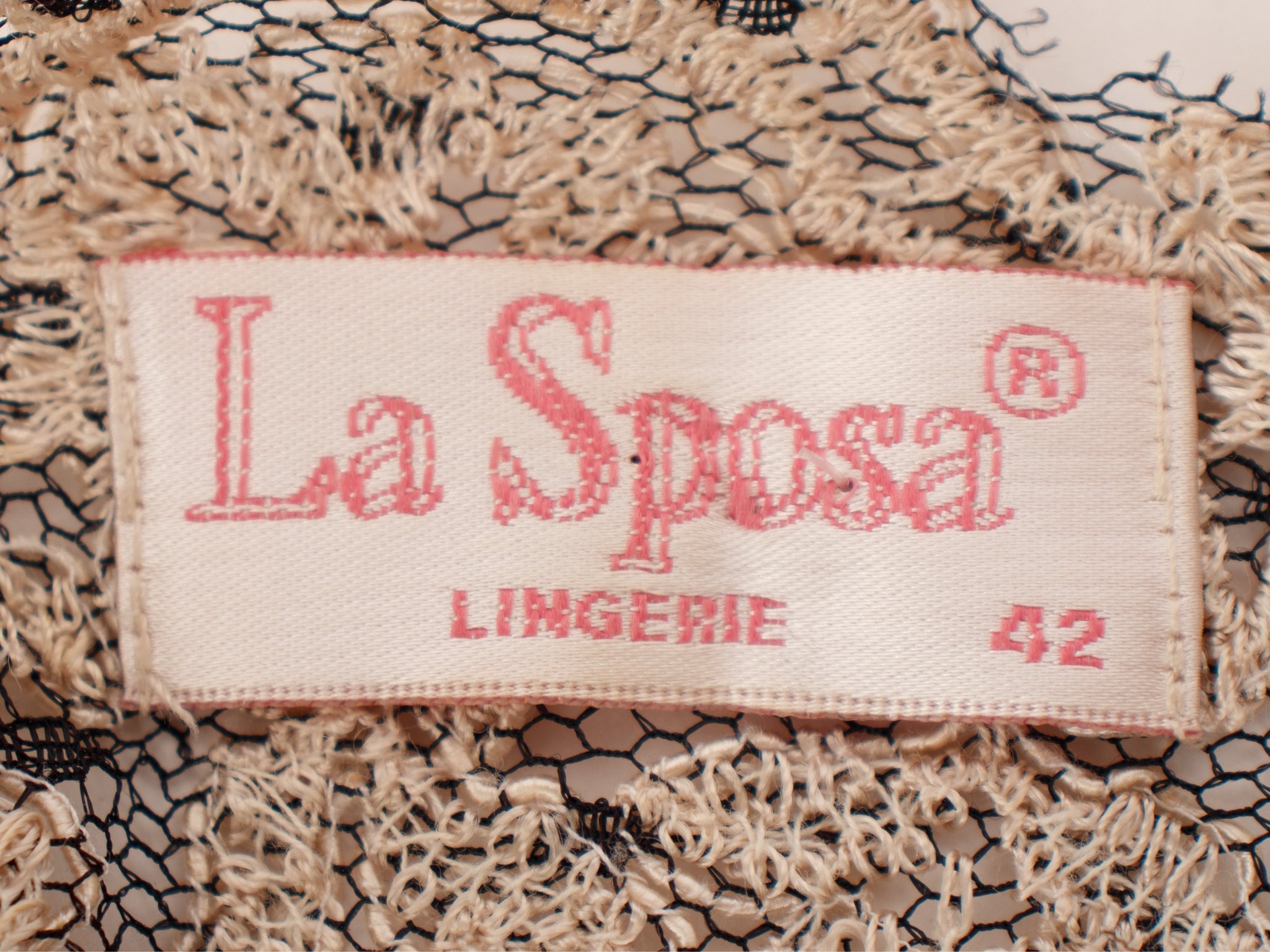 La Sposa Printed Chiffon & Lace Dress