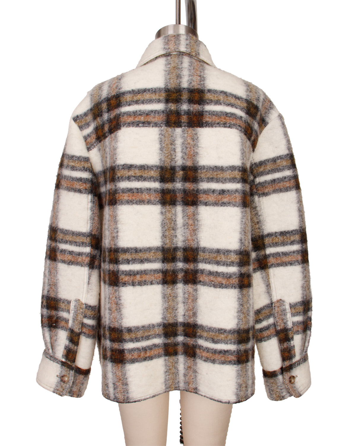 Isabel Marant Etoile Gaston Plaid Blanket Jacket