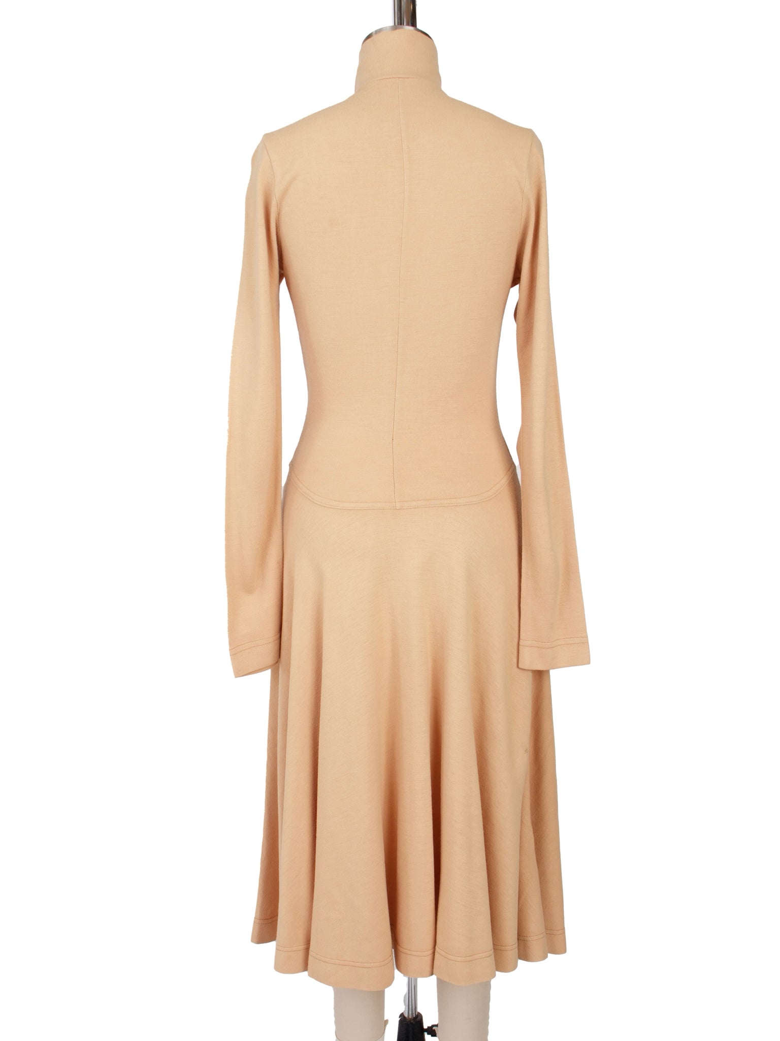 1970s Alley Cat by Betsey Johnson Knit Swing Dress