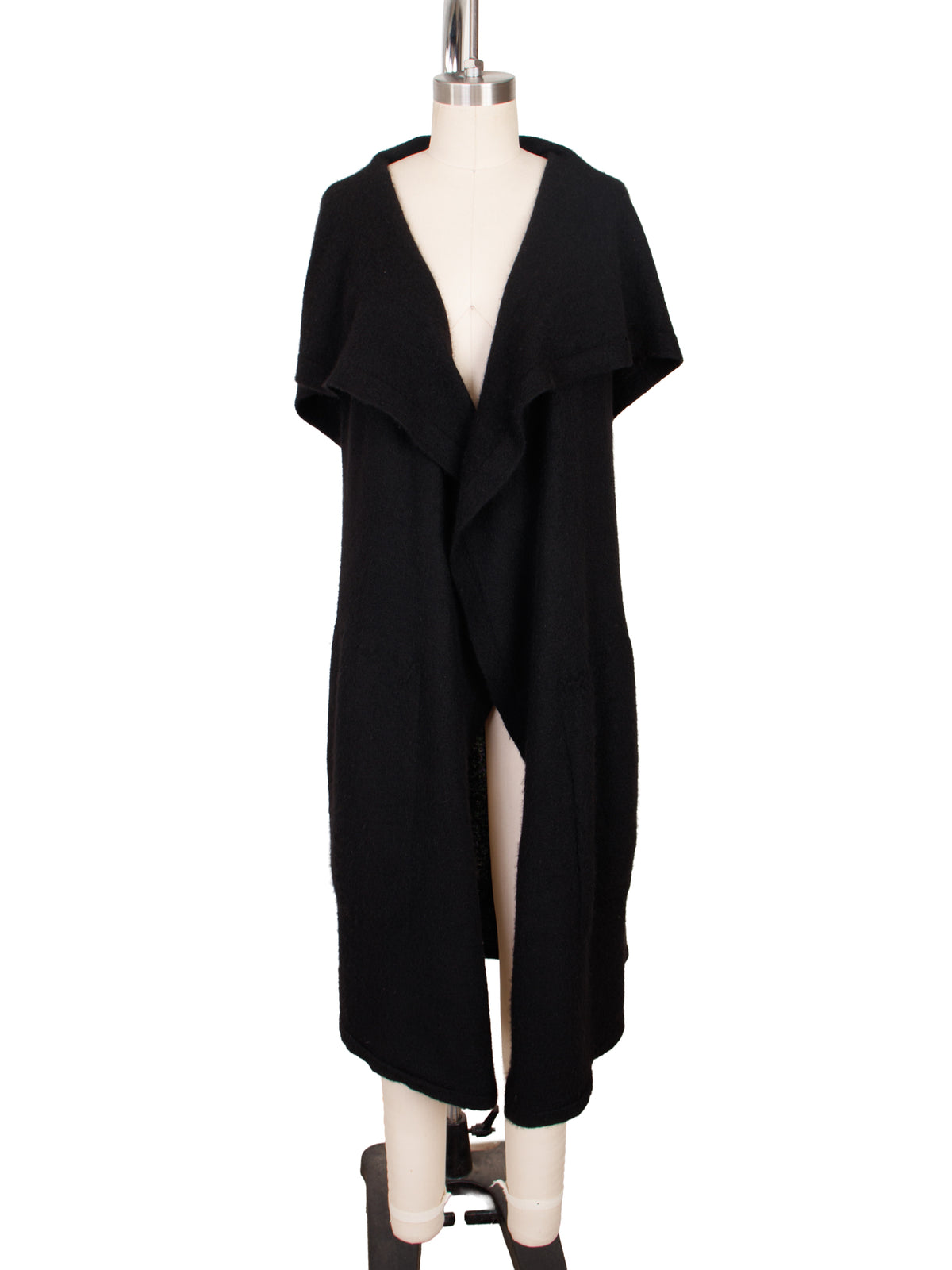 2016 Rick Owens Hooded Longline Vest