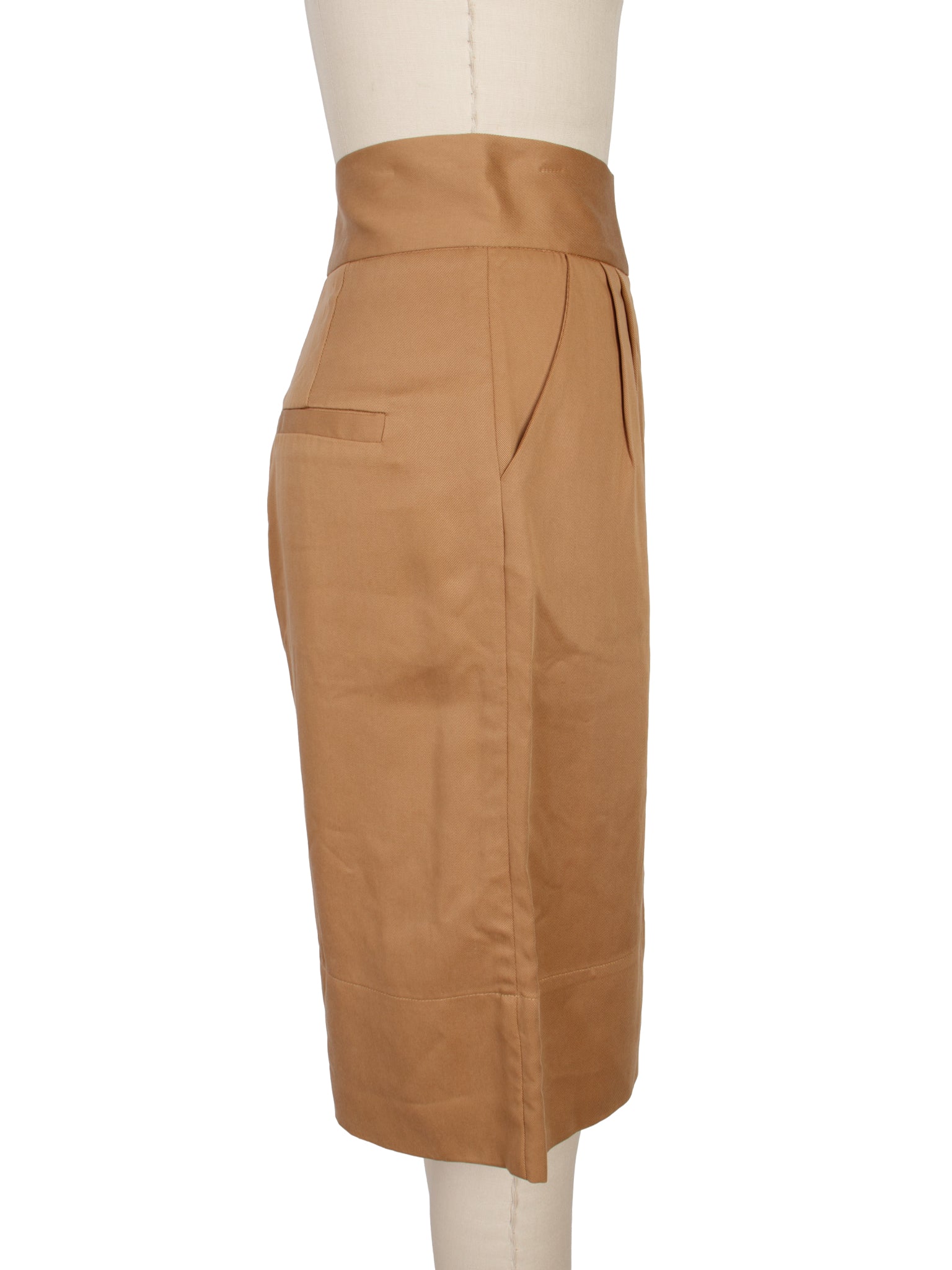 St. Agni Tencel Twill Pleat Shorts
