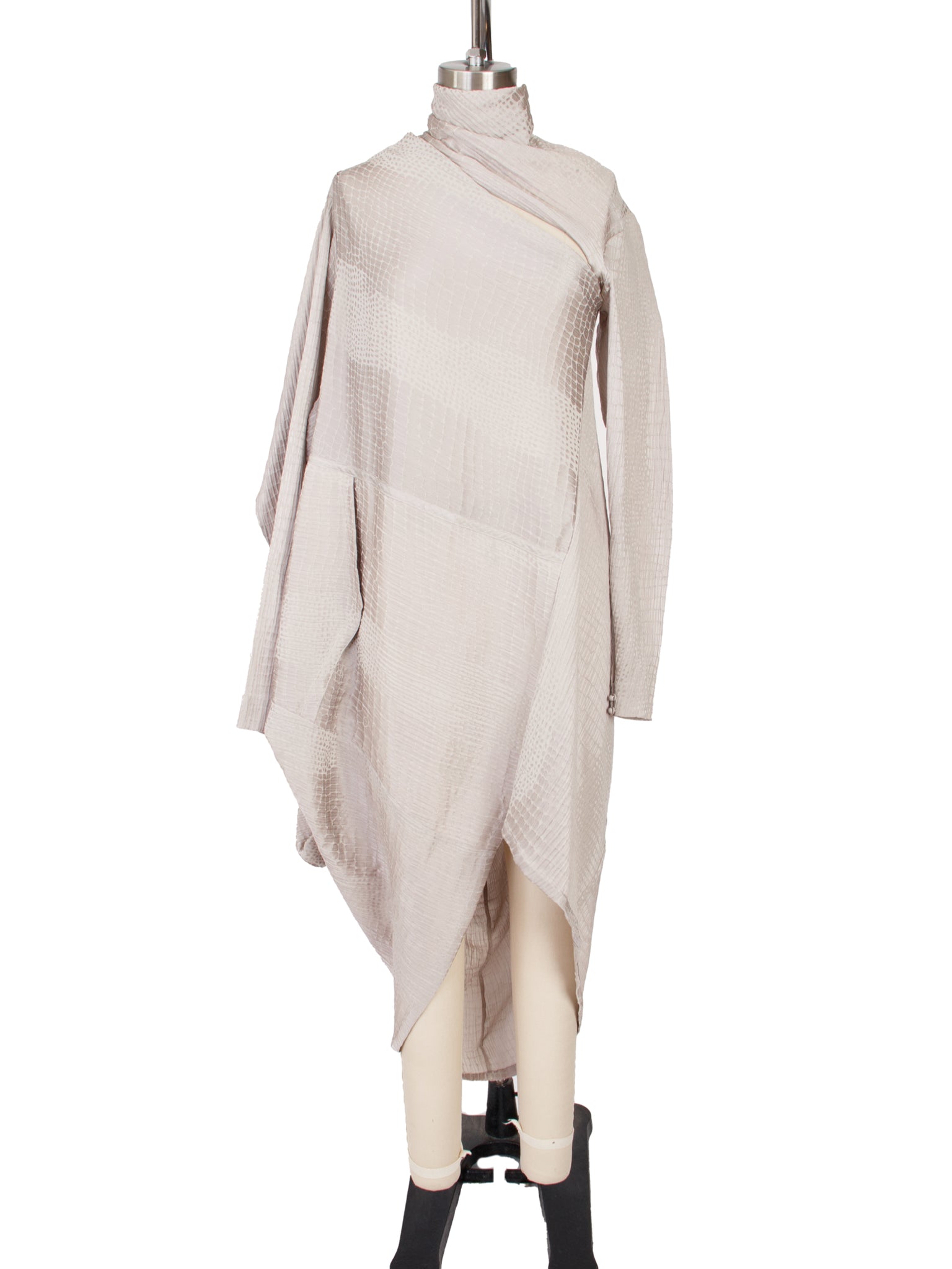Preen Reptile Jacquard Asymmetrical Dress