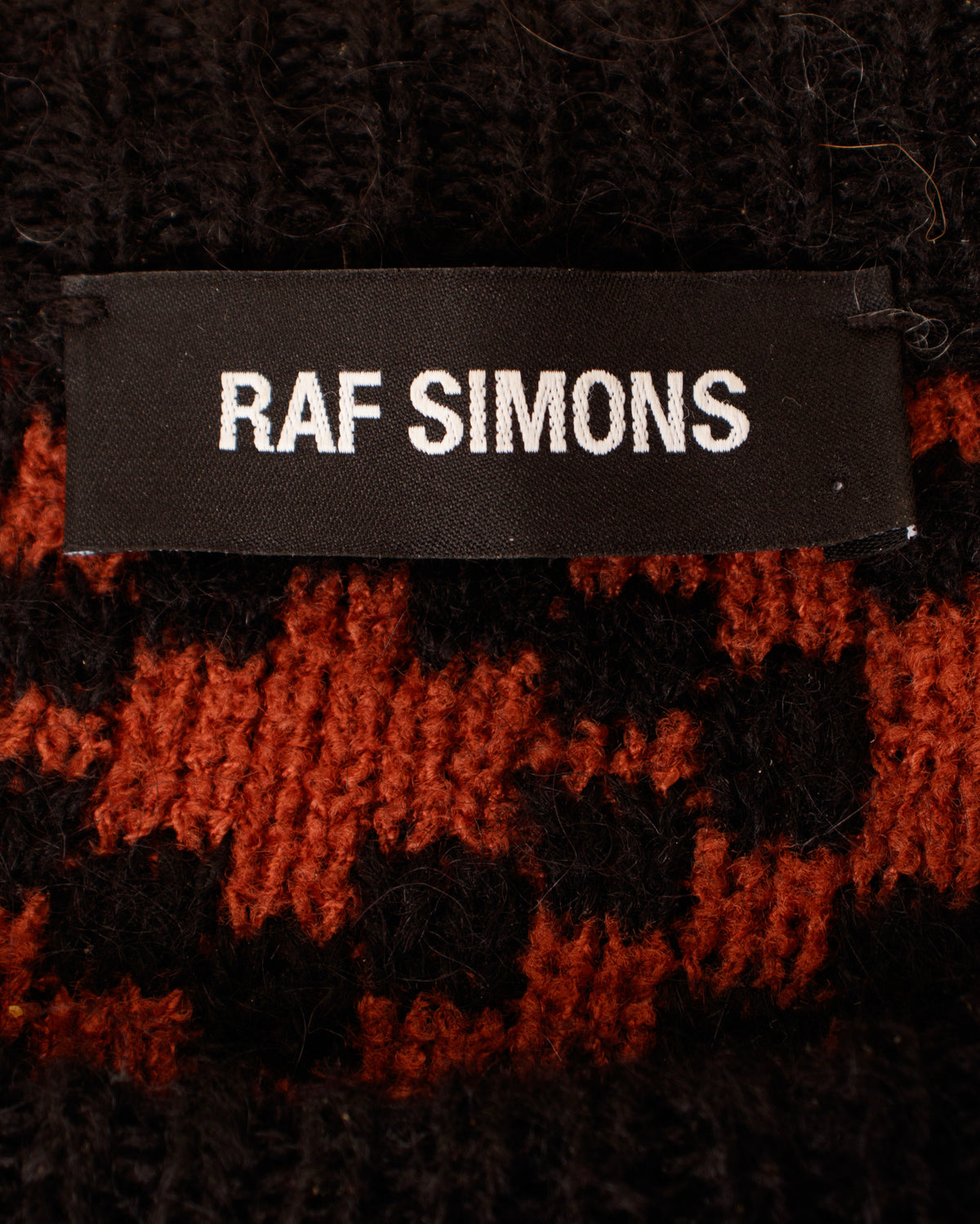 Raf Simmons Pierced Knit Sweater