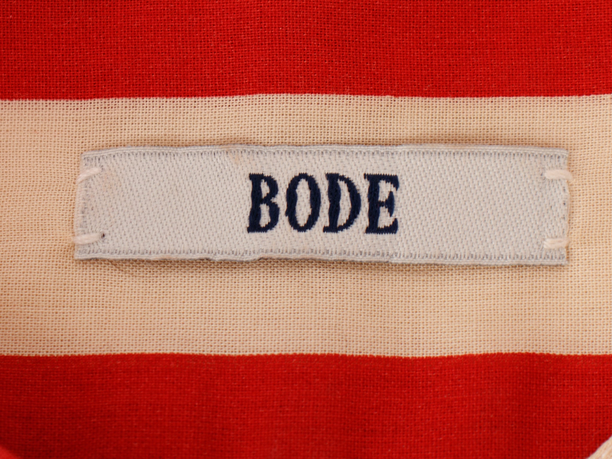 Bode Valance Stripe Long Sleeve Shirt