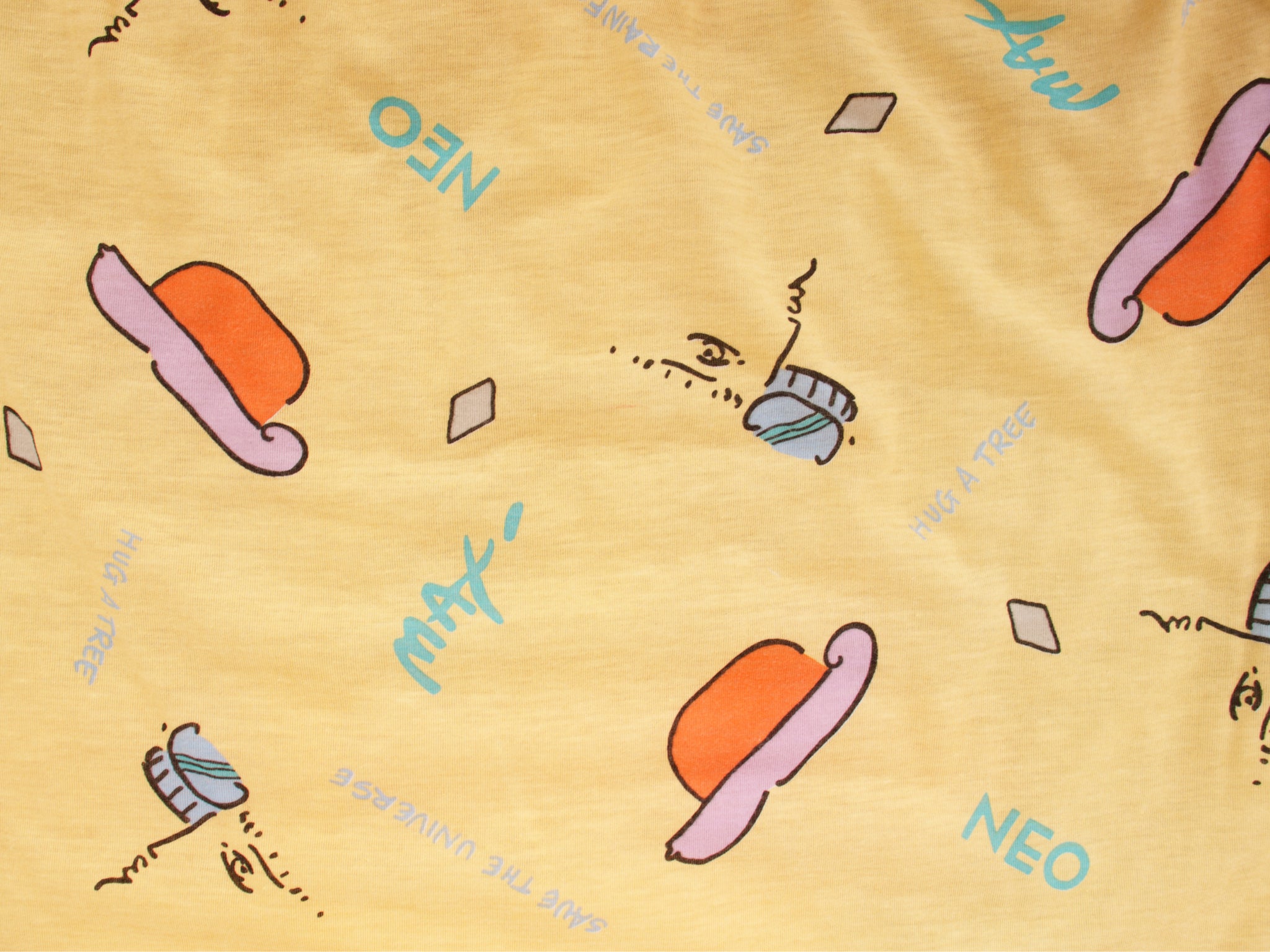 1980s Peter Max Reversible Padded Sweatshirt