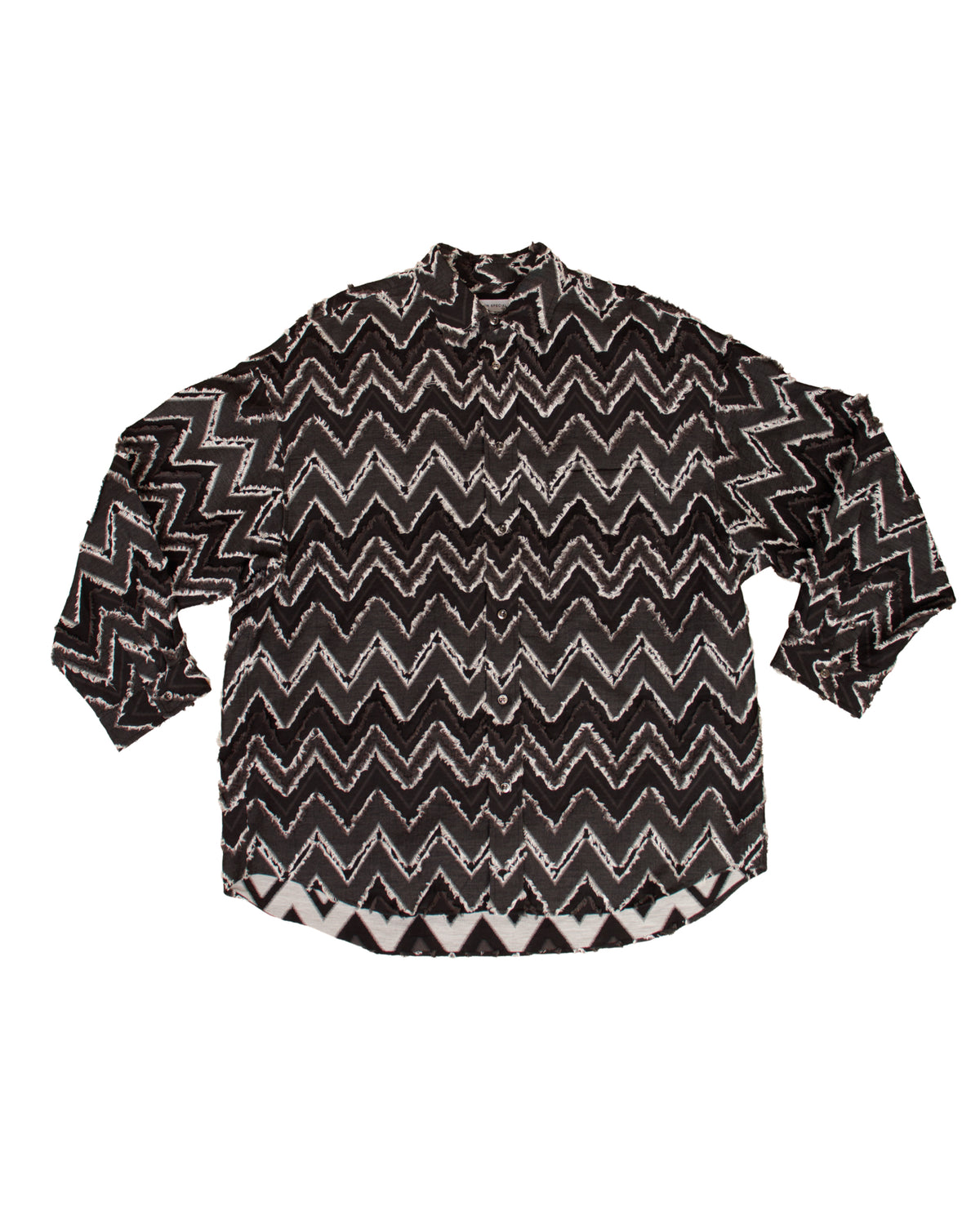 Maison Special Frayed Chevron Shirt
