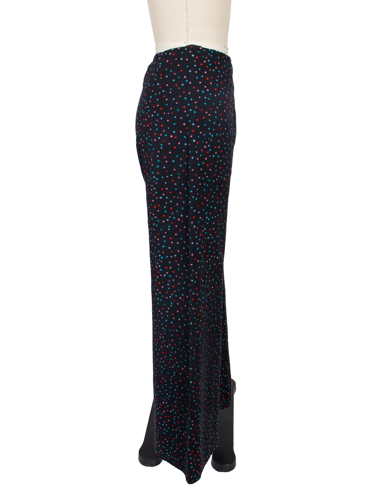 1960s Emanuel Ungaro Polka Dot Twill Panstsuit