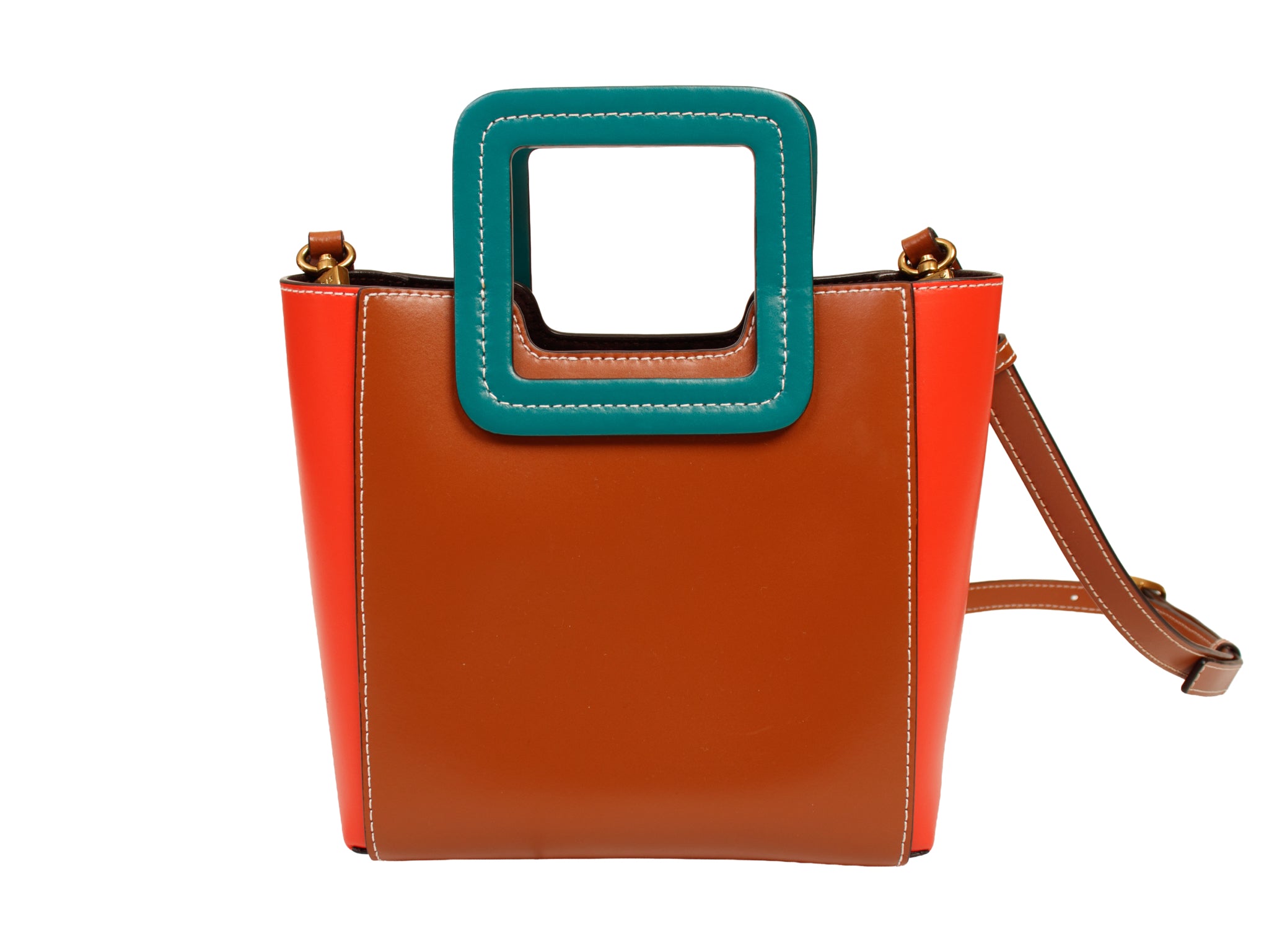 Staud Shirley Color Block Tote Bag