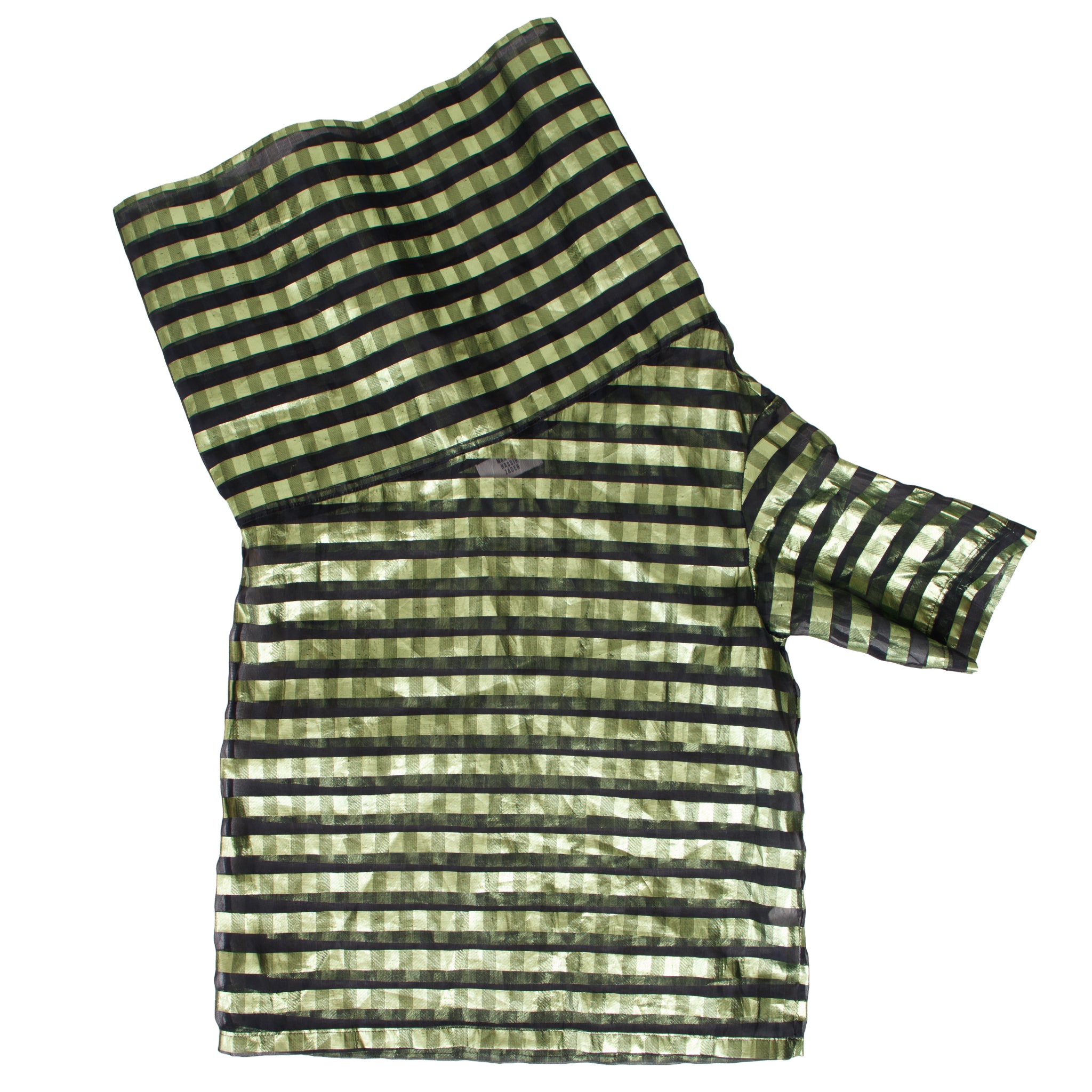 FW 2018 Maryam Nassir Zadeh Runway Metallic Gingham Top