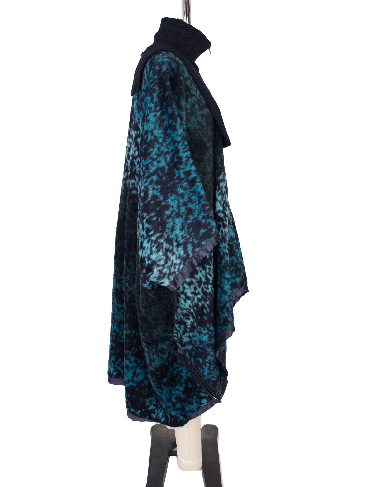 Maison Margiela Collection 1 Faux Fur Poncho Coat