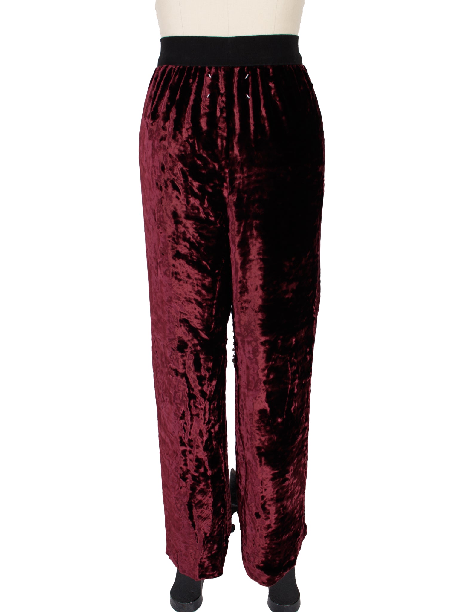 Maison Martin Margiela Velvet Wide Leg Pants