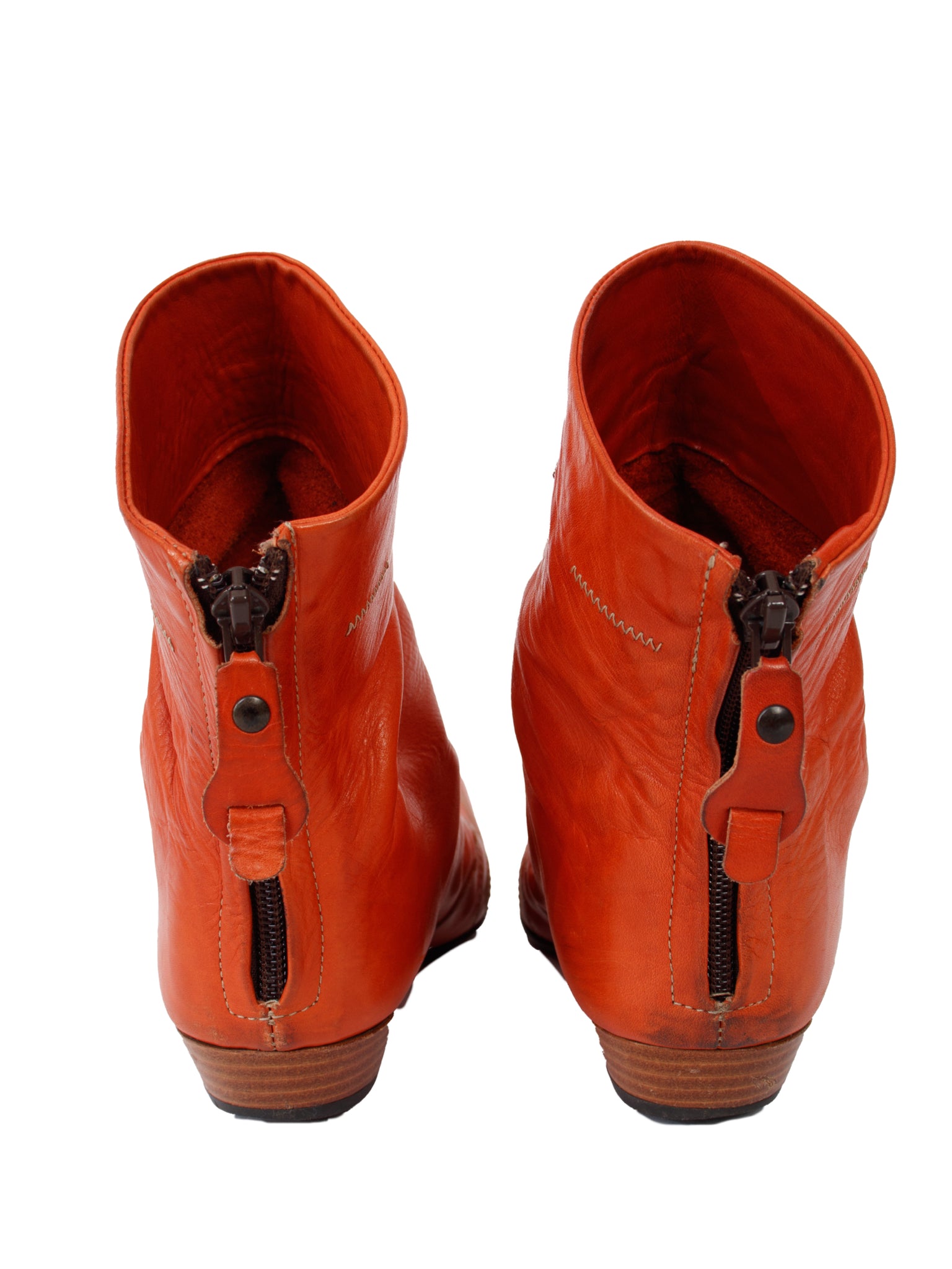 Marithe Francois Girbaud Lambskin Ankle Boots