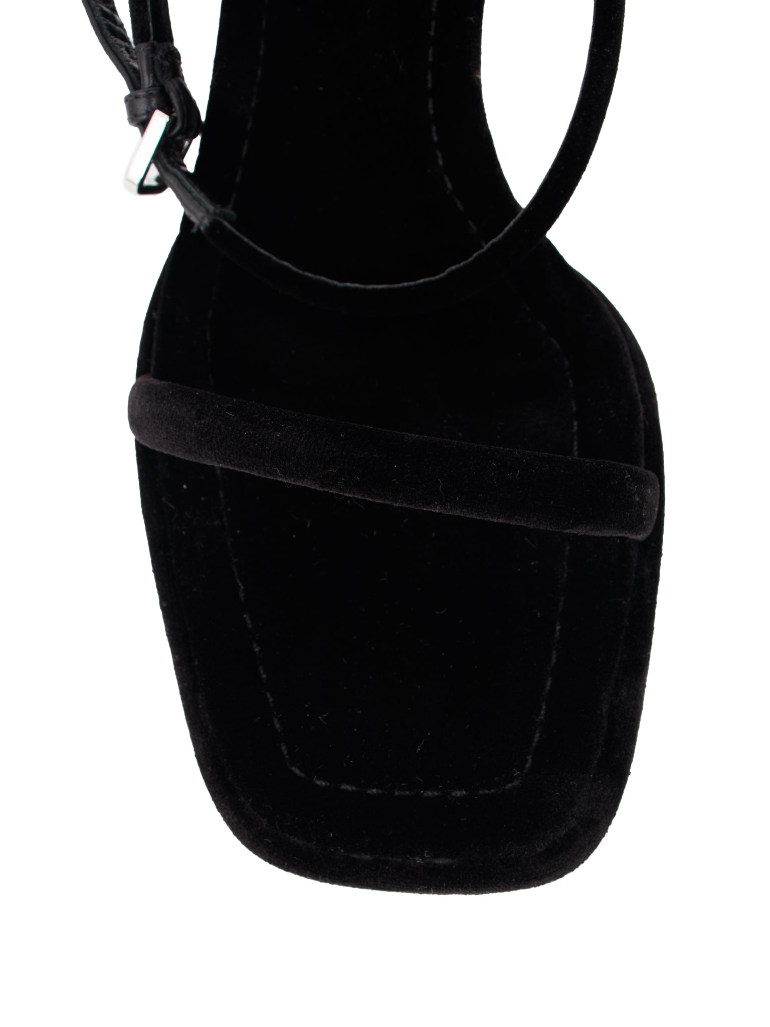The Row Kate Velvet Sandals