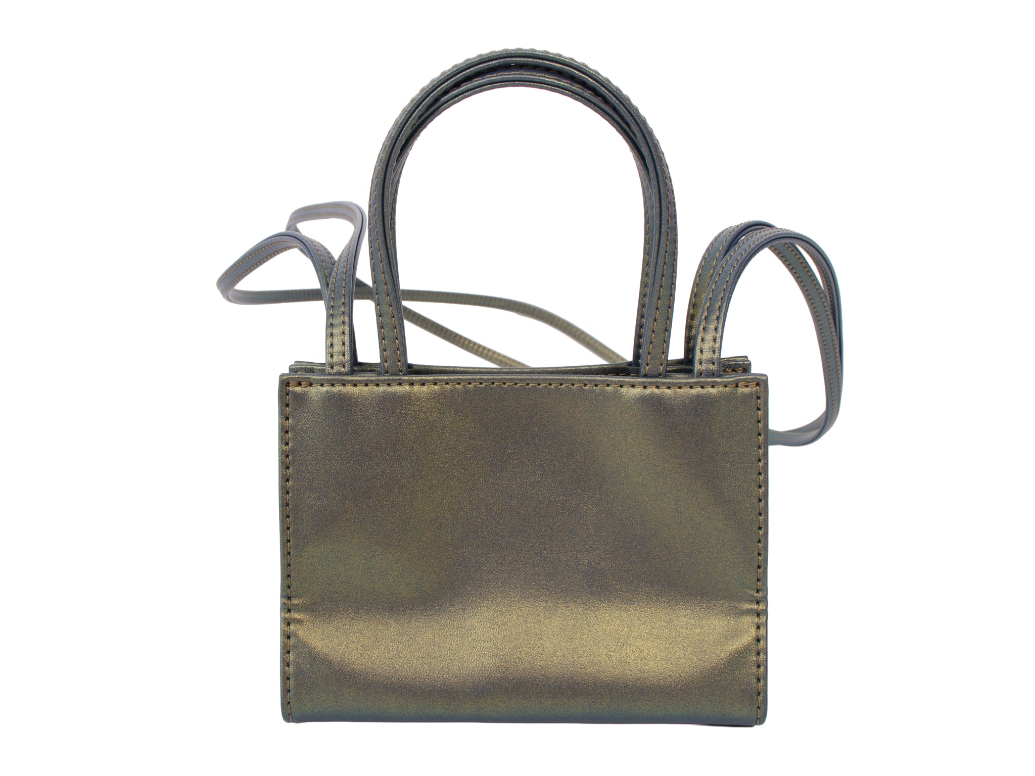 Telfar Acid Iridescent Small Shopping Bag
