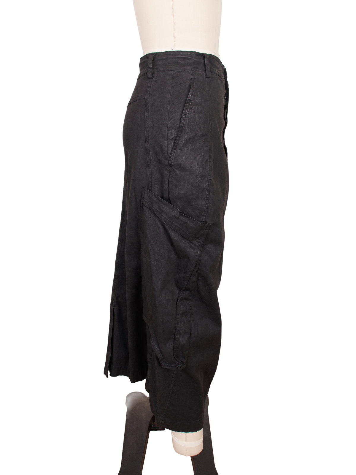 Rundholz Coated Denim Skirt