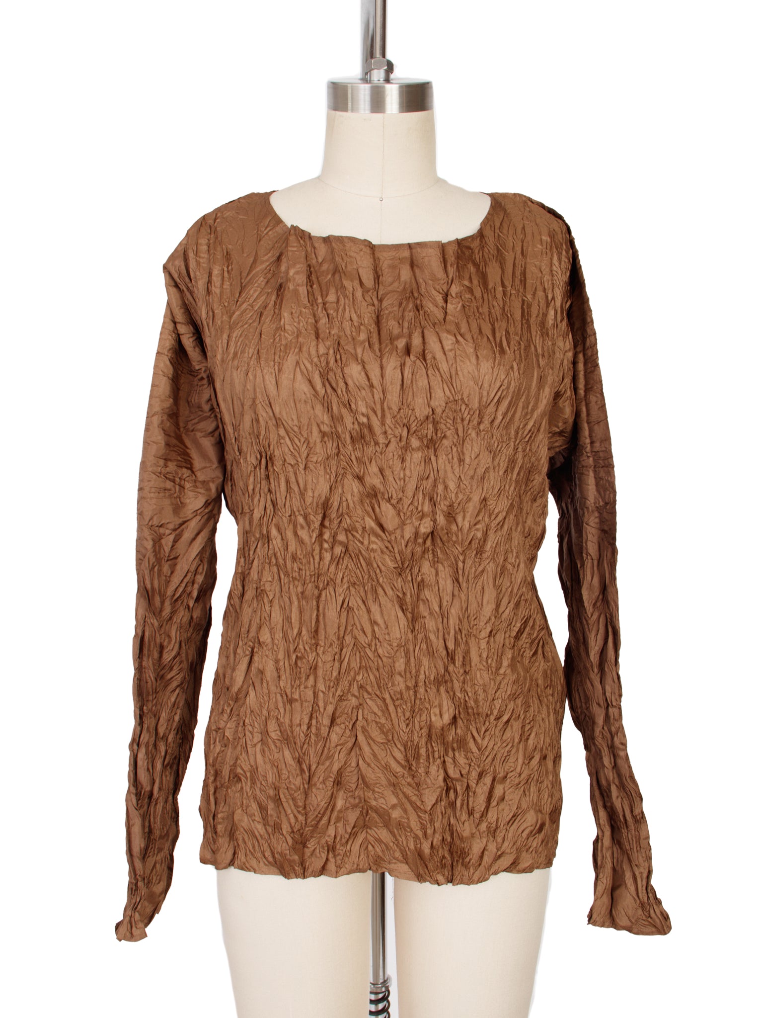 1990s Issey Miyake Crinkle Plisse Top – Mercy Vintage