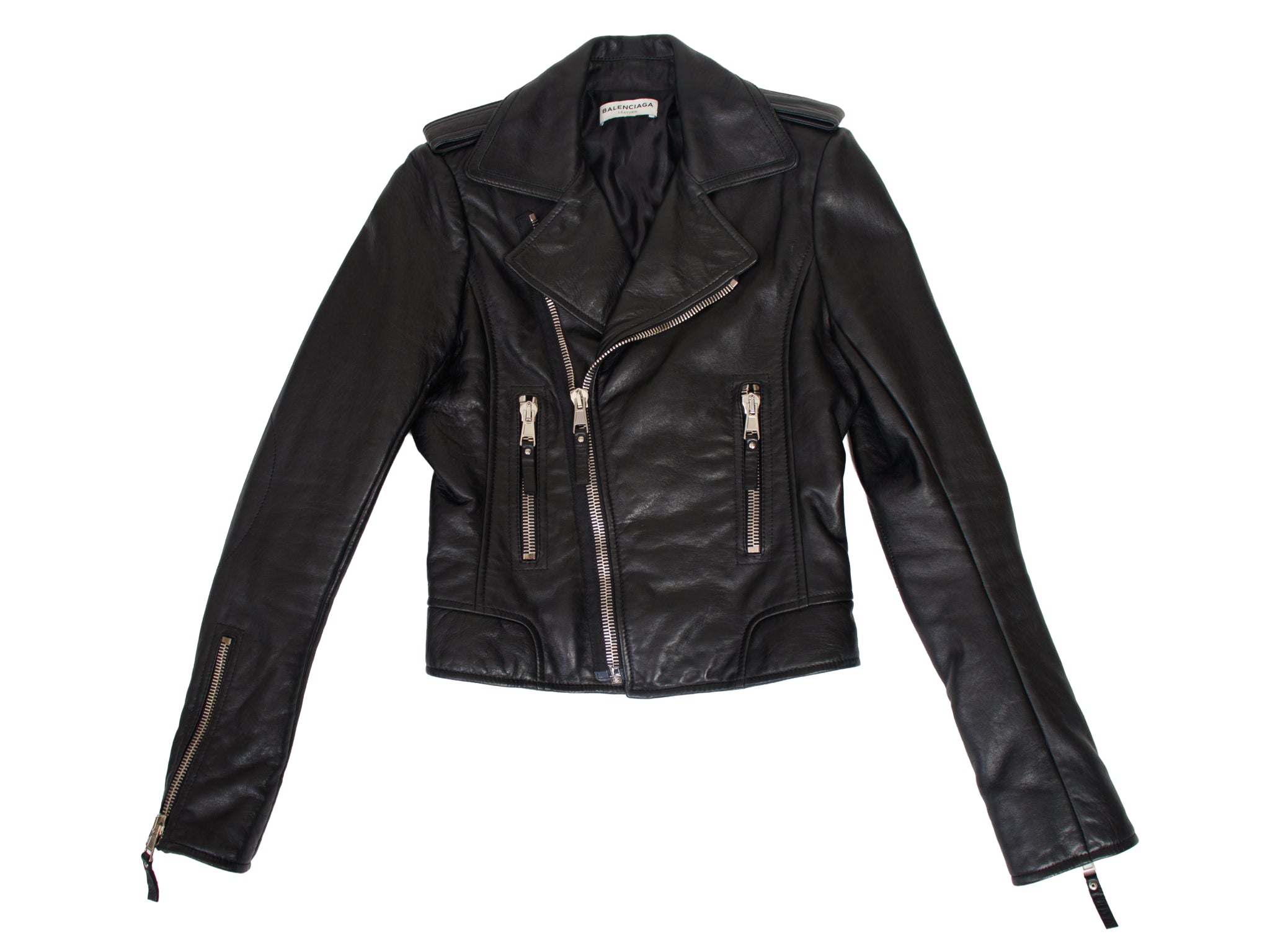2014 Balenciaga Leather Biker Jacket