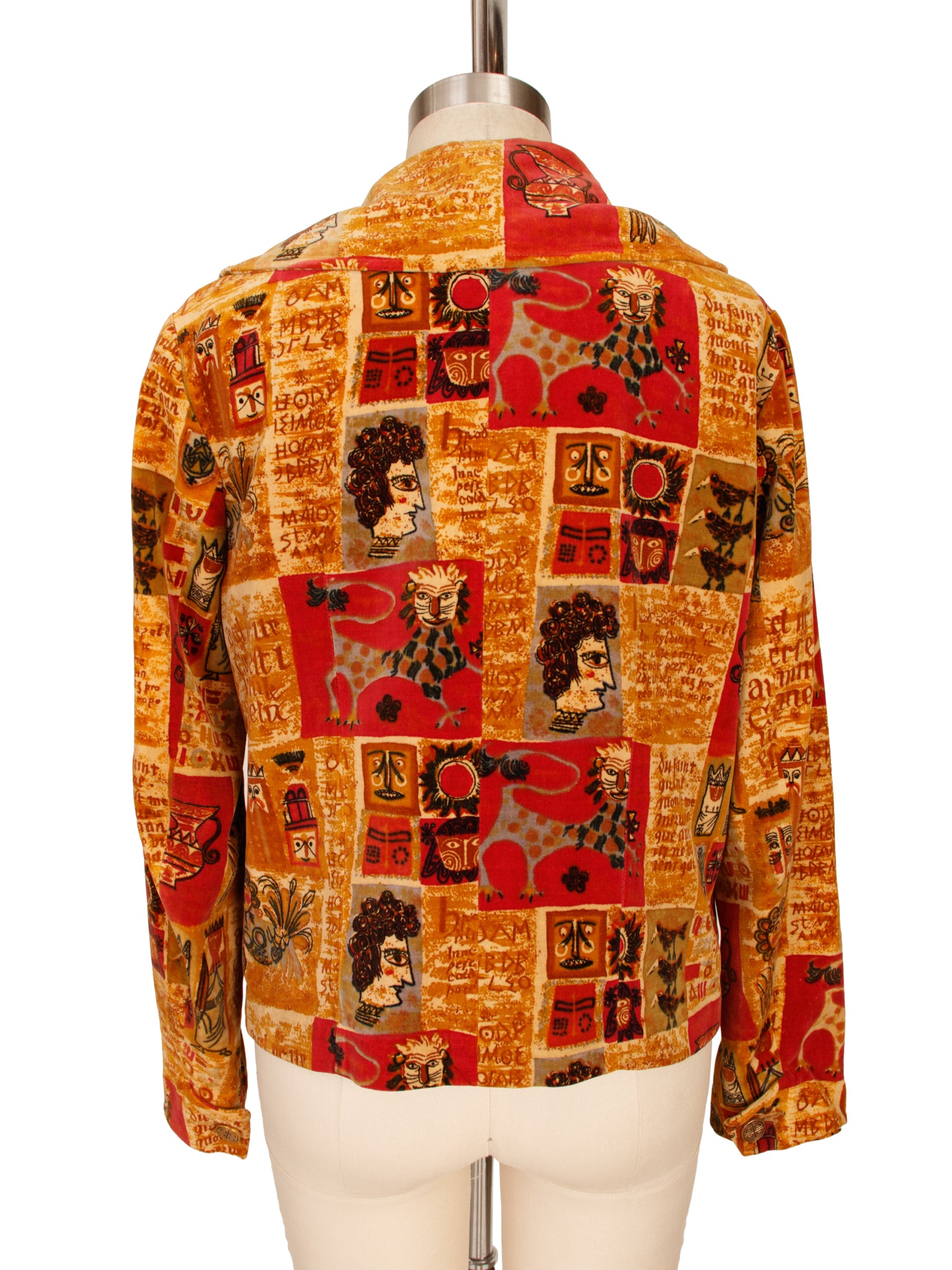 Sports Classic Velour Medieval Print Jacket