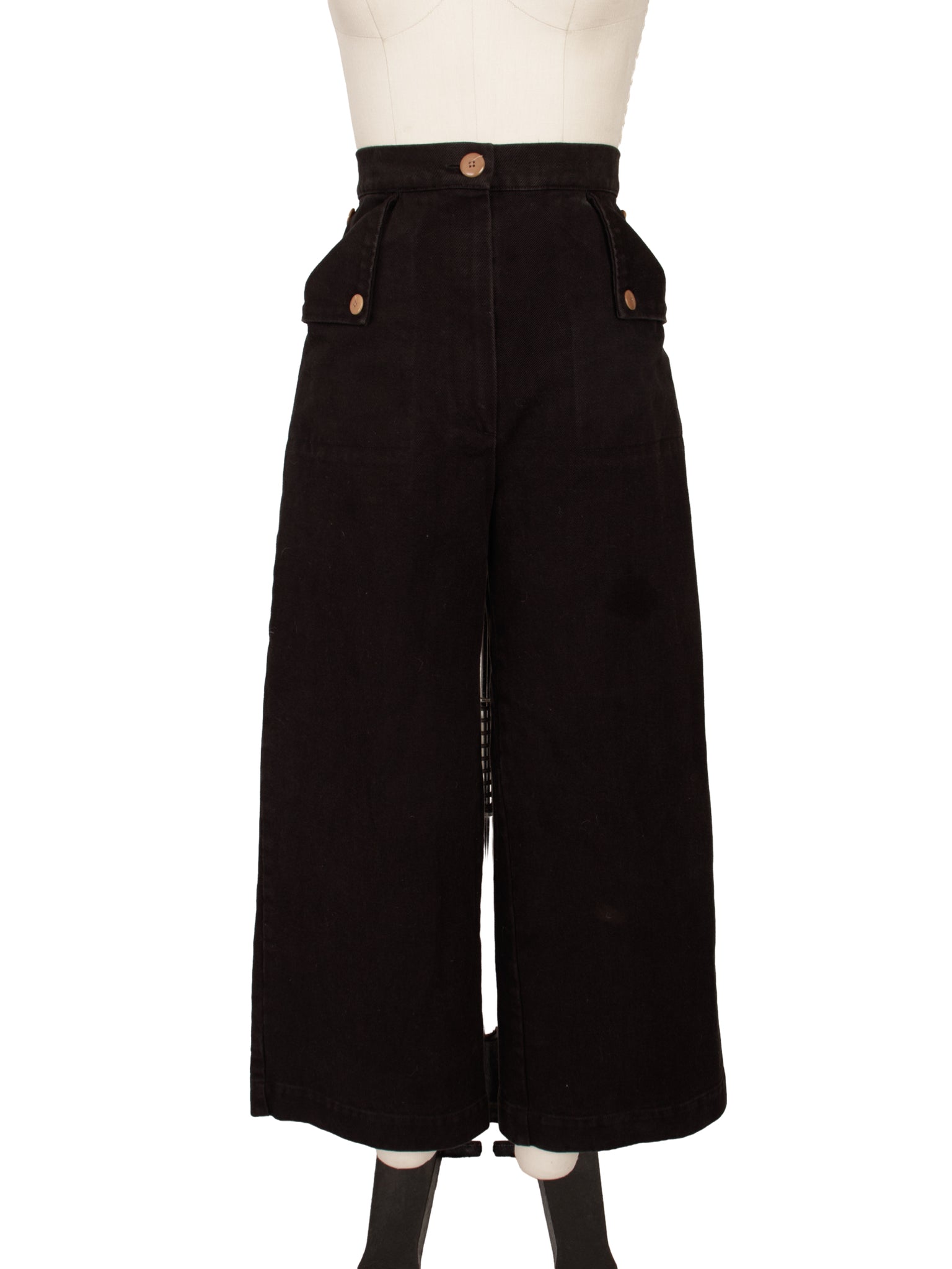 Ilana Kohn Wide Leg Twill Pants