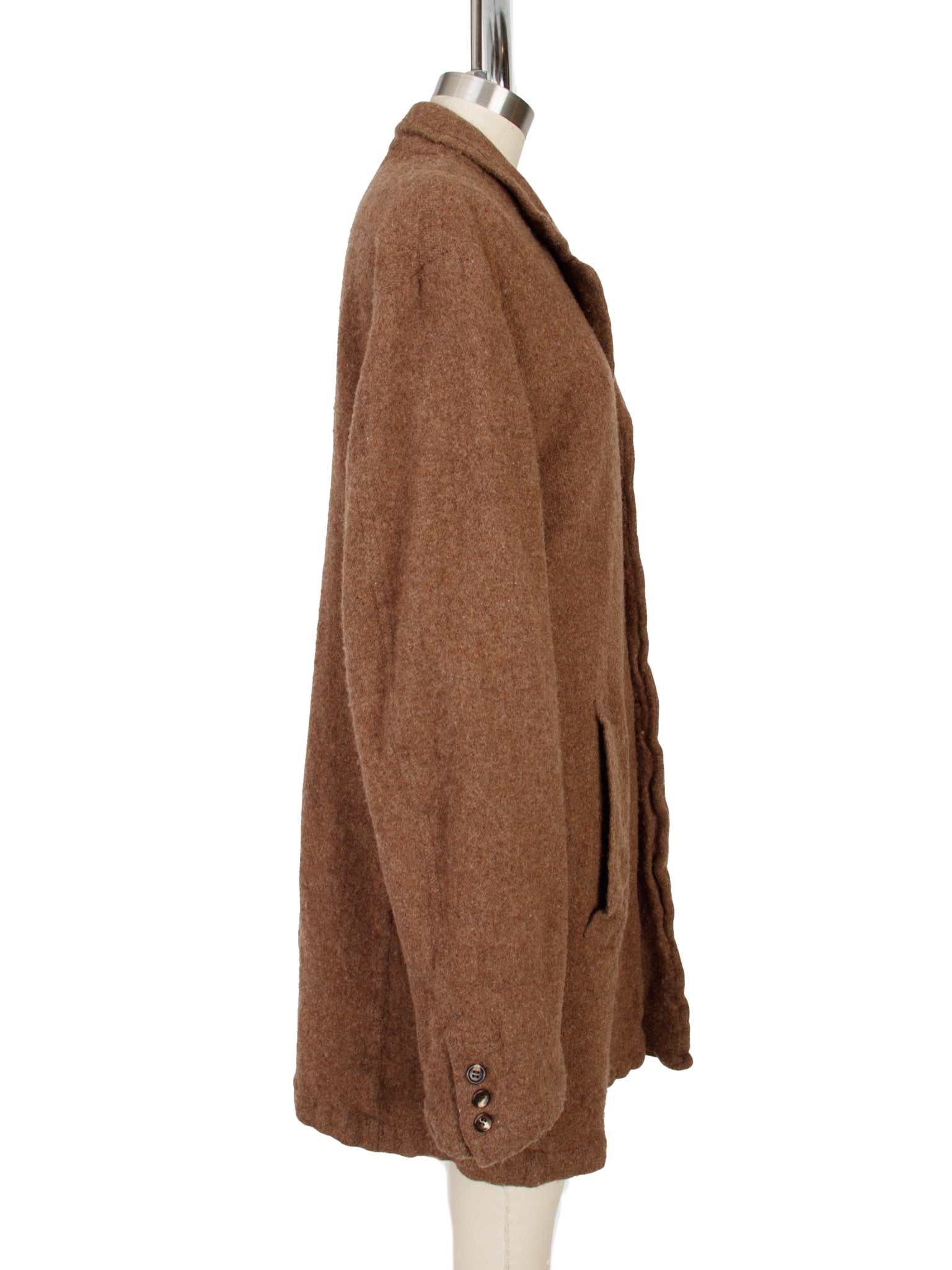 AW 2021 Homme Deux Comme des Garcons Wool Felted Coat