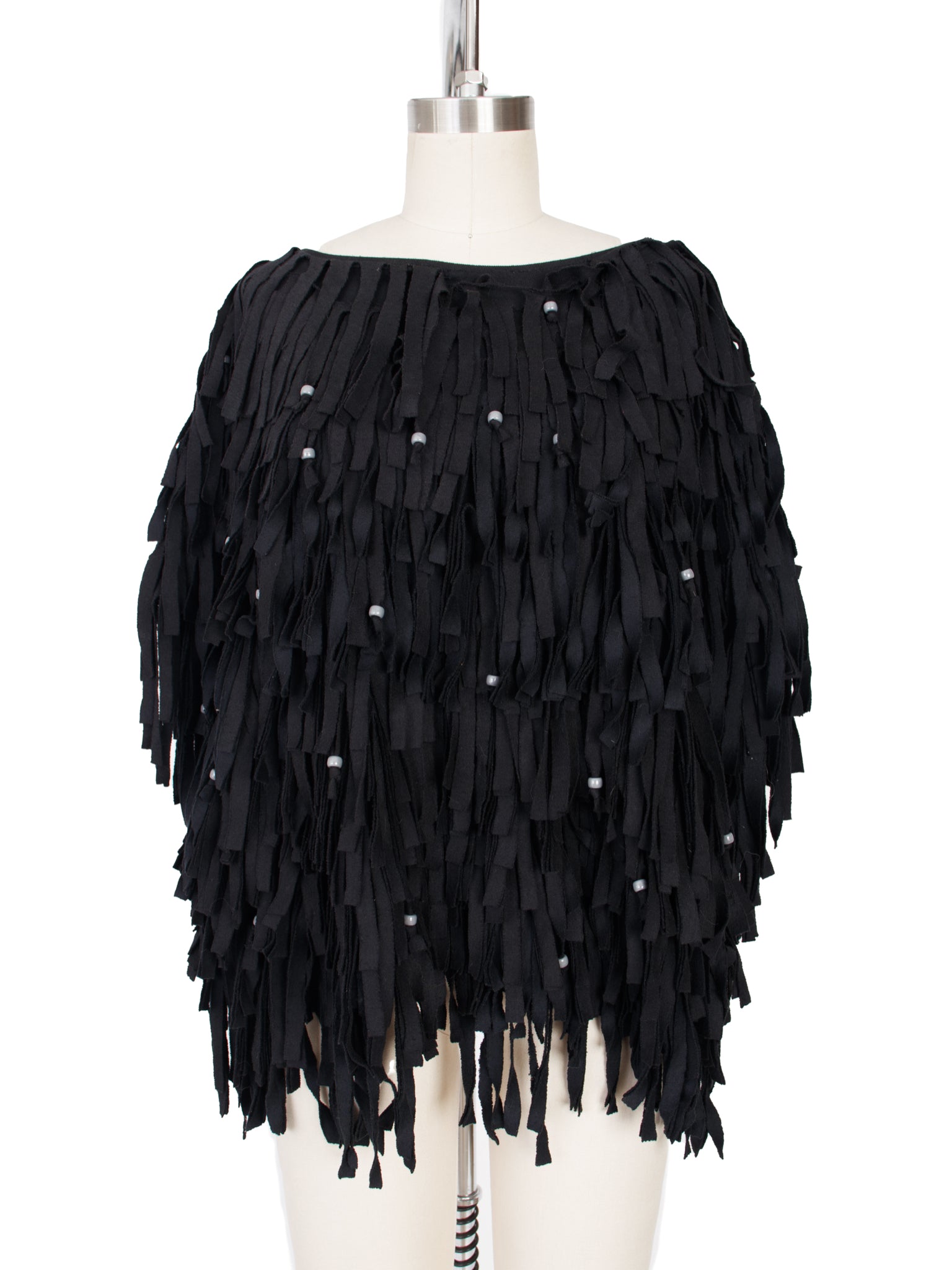 Handmade Cotton Jersey Fringe Top