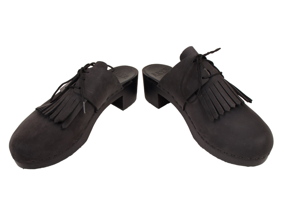 Bryr Camilla Fringe Kilt  Clogs