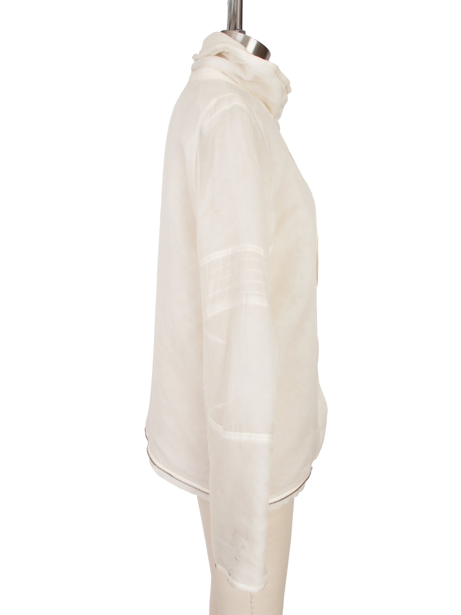 FW 1999 Helmut Lang Silk Organza Astro Biker Jacket