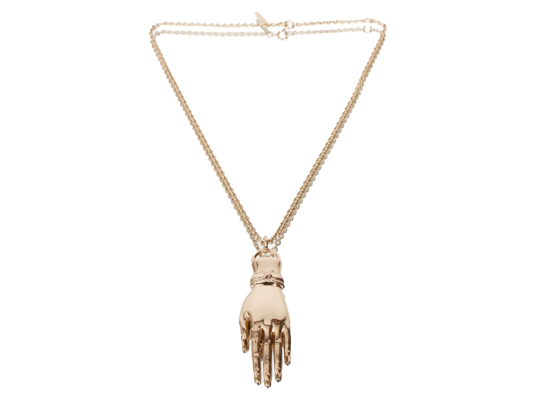 Nomasei Cable Chain Hand Pendant Necklace