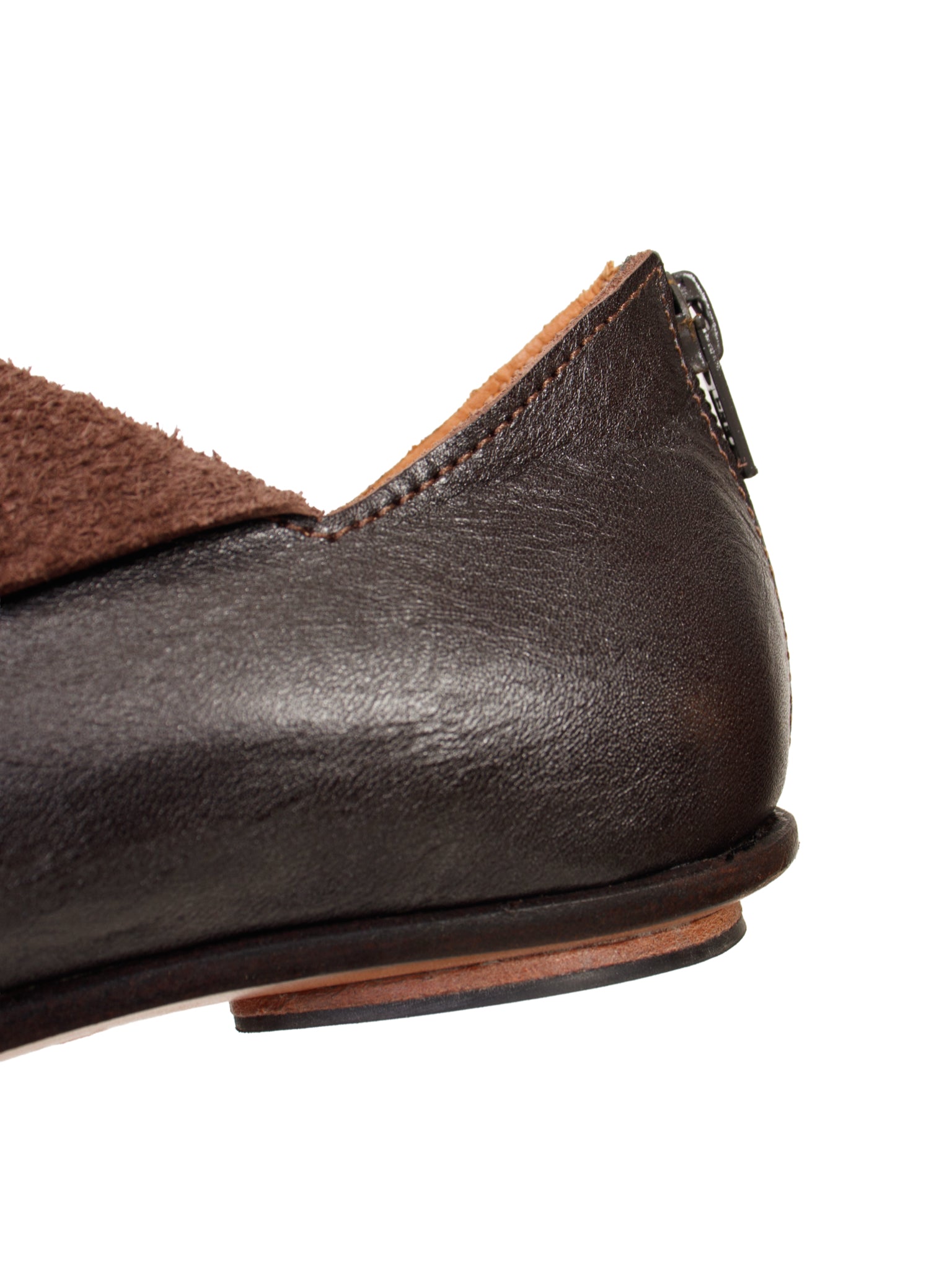 Cydwoq Metallic Leather Pixie Flats