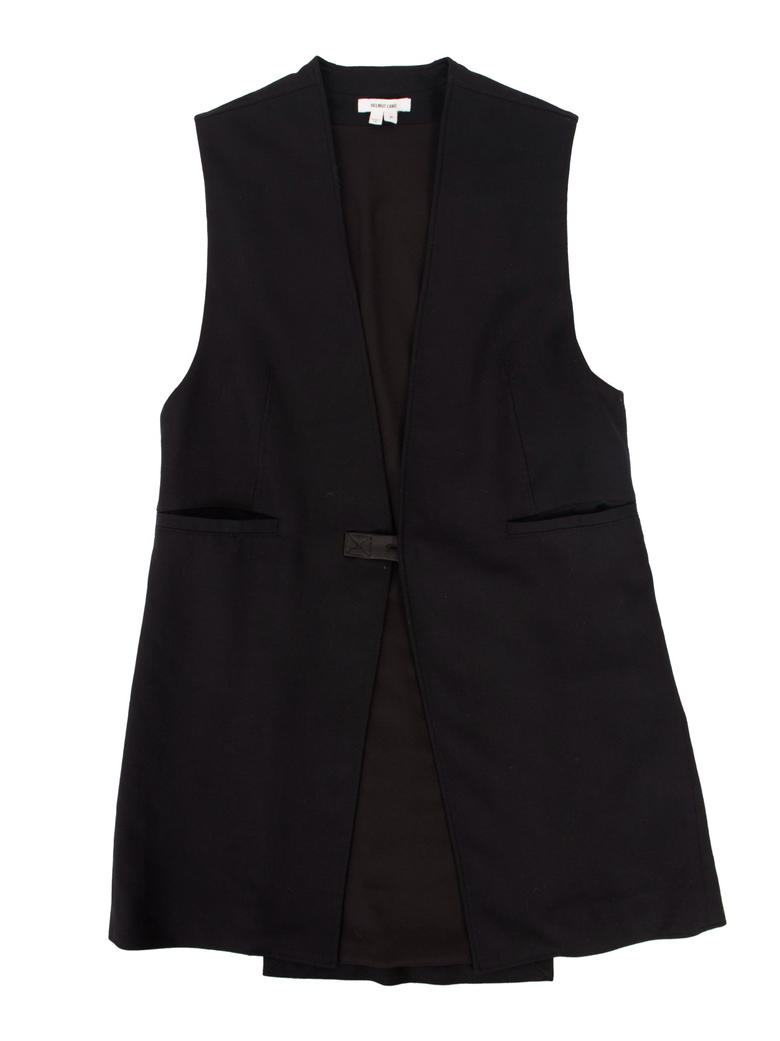 Helmut Lang Woven Longline Vest
