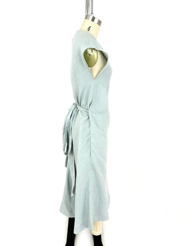 Ann Mashburn Linen Wrap Dress