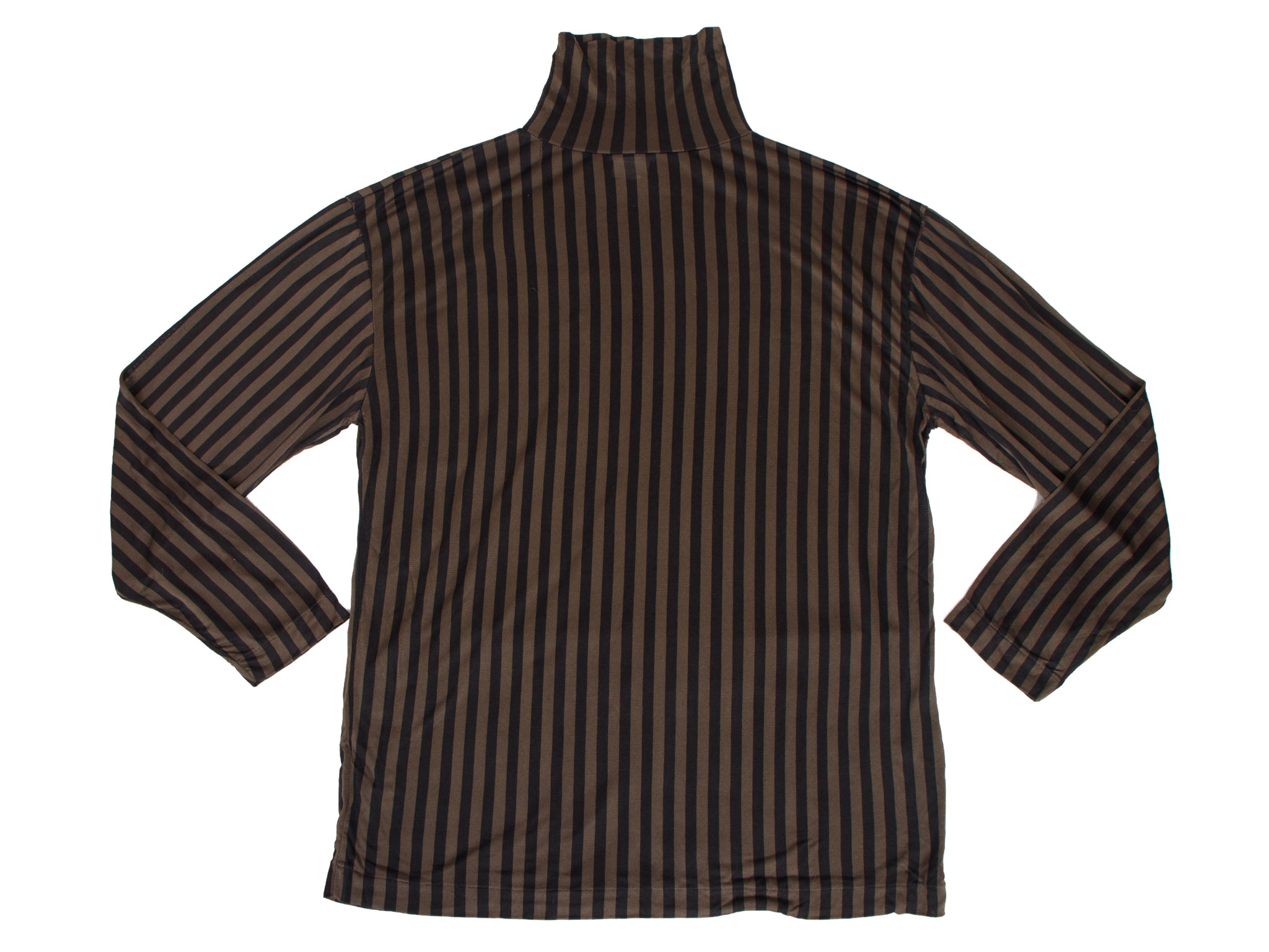 Marithe Francois Girbaud Silk Pinstripe Top