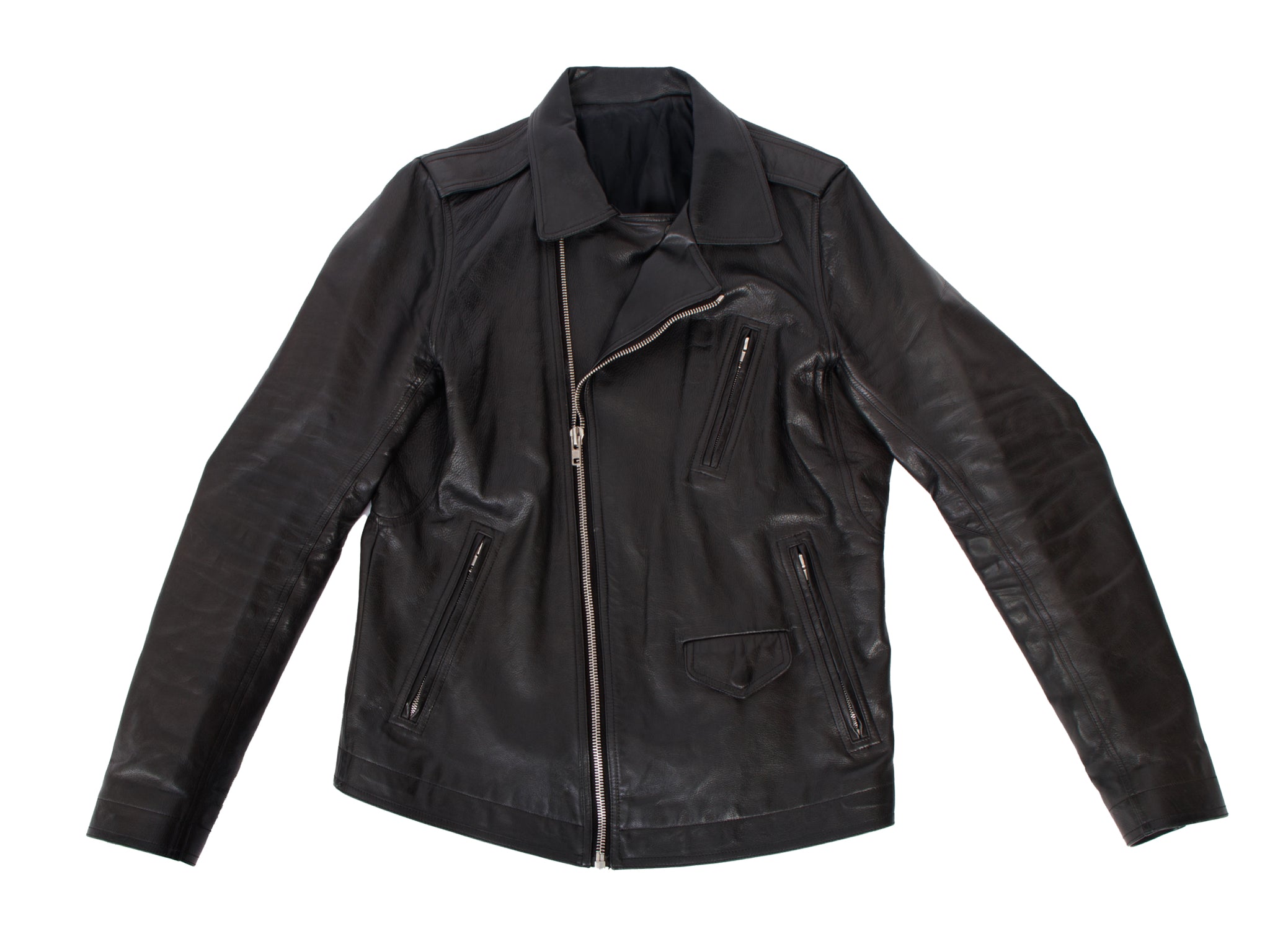 Rick Owens Stooges Leather Biker Jacket