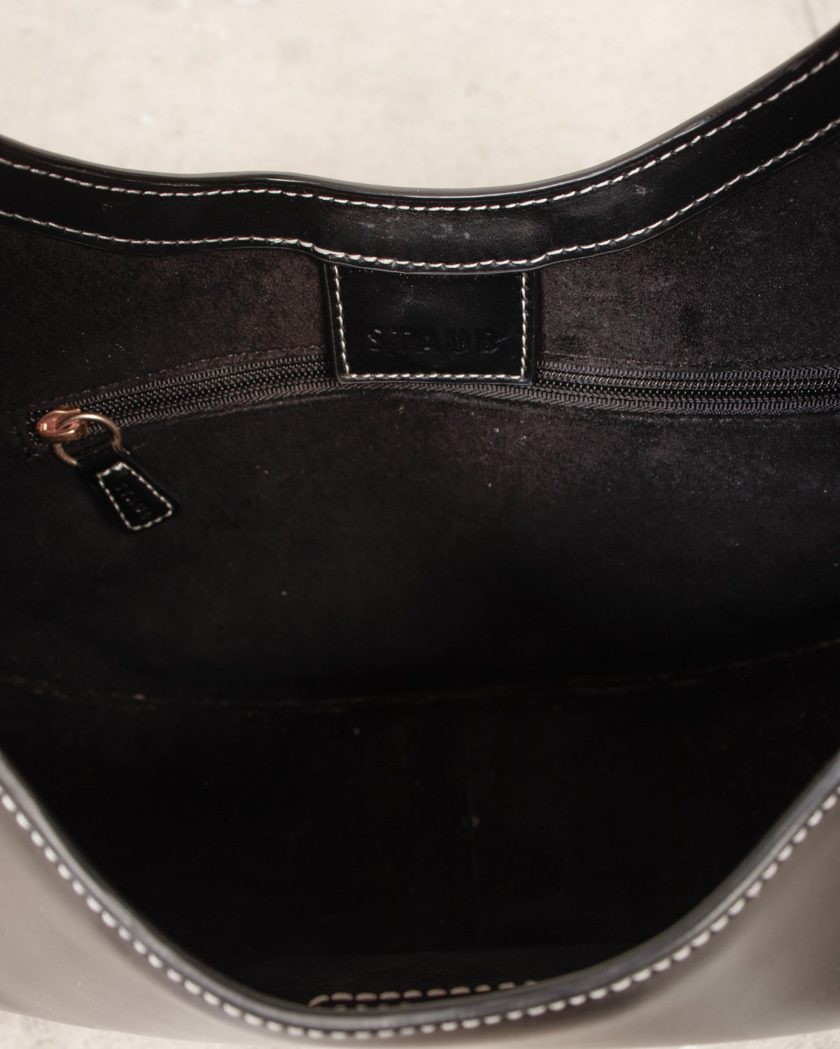 Staud Leather Crescent Moon Bag